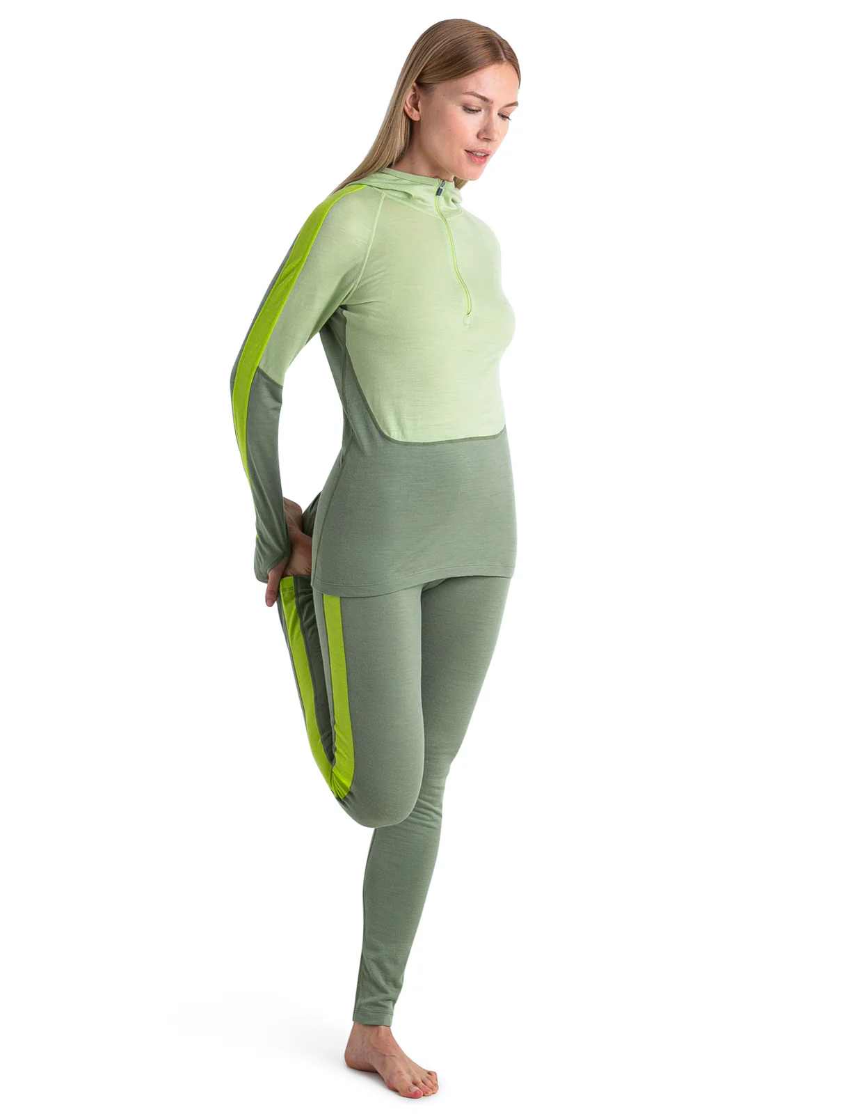 Women's Merino 200 Sonebula Long Sleeve Half Zip Thermal Hoodie - Image 5