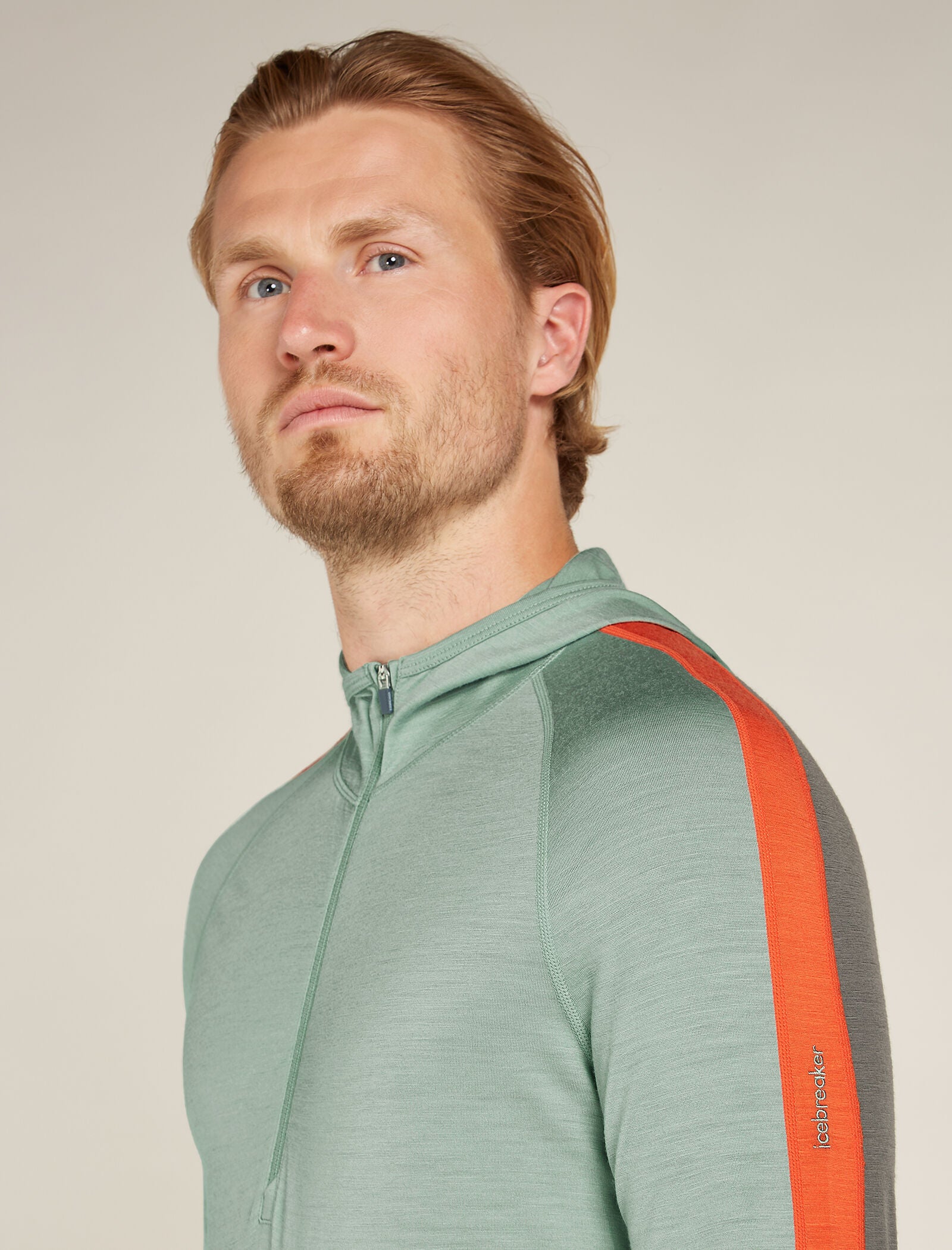 Men's Merino 200 Sonebula Long Sleeve Half Zip Thermal Hoodie - Image 5