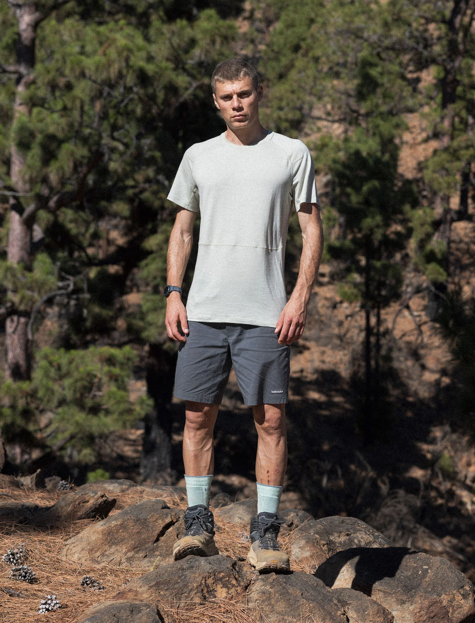 Men's Merino 200 Waffle Elevation Short Sleeve T-Shirt - Image 2