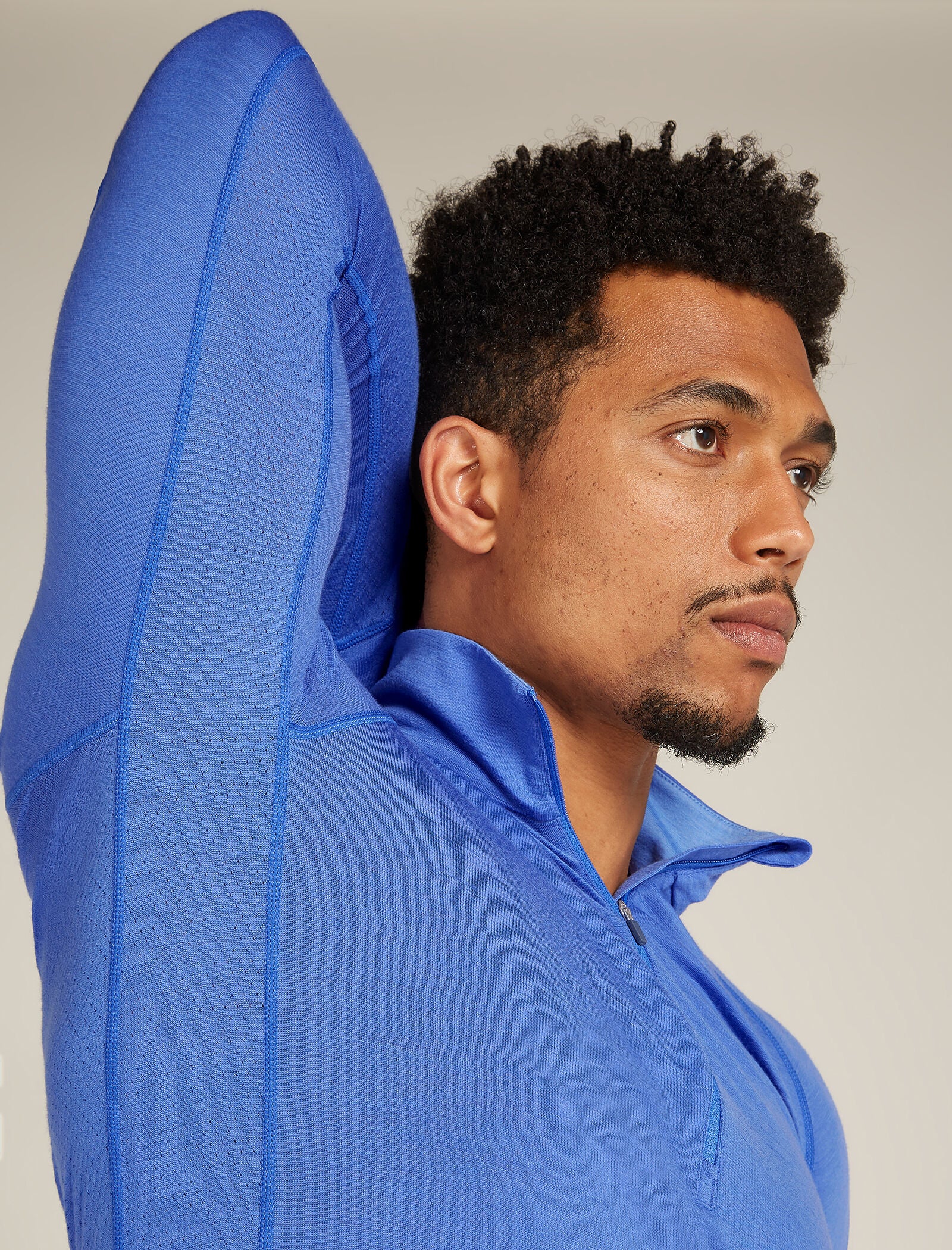Men's Merino 200 ZoneKnit™ Long Sleeve Half Zip Thermal Top - Image 6