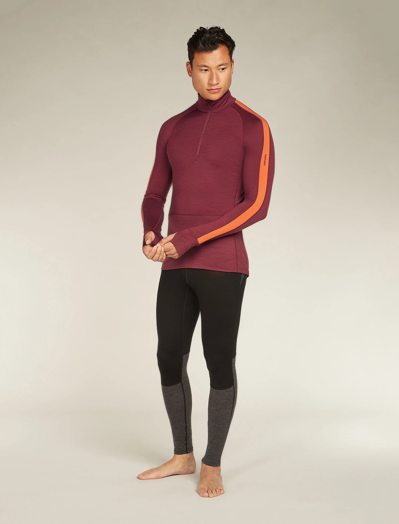 Men's Merino 200 ZoneKnit⢠Long Sleeve Half Zip Thermal Top - Image 3