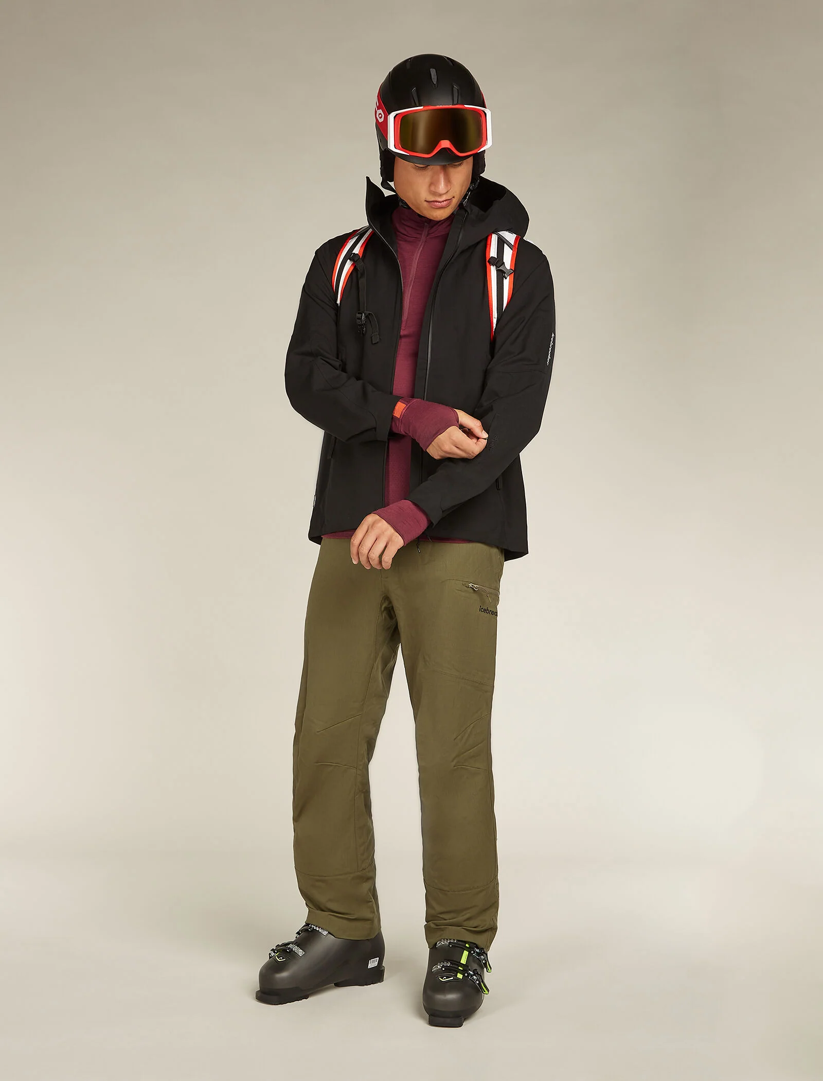 Men's Merino 200 ZoneKnit⢠Long Sleeve Half Zip Thermal Top - Image 4