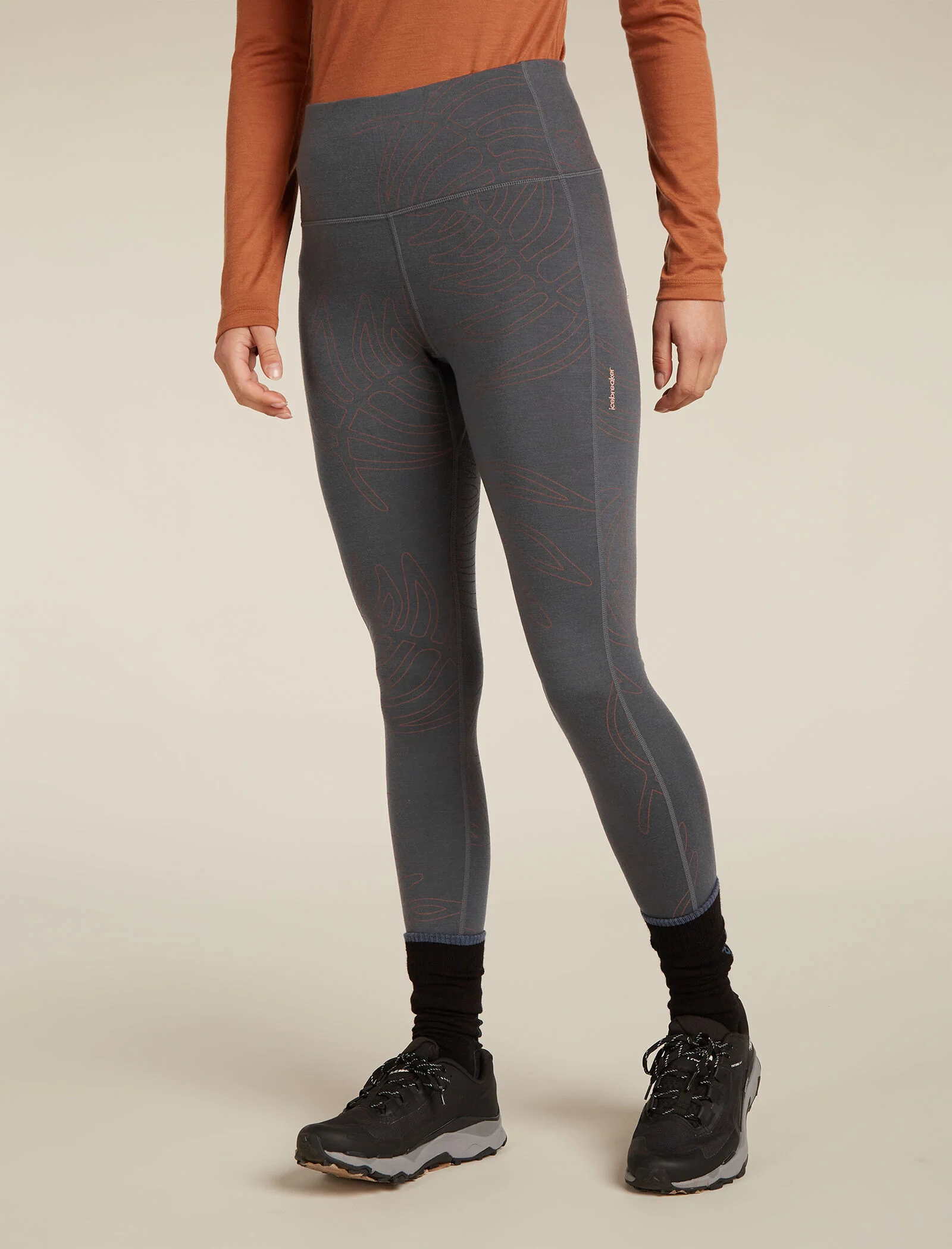 Women's Merino 260 Fastray 25" High Rise Tights Fresh Ferns