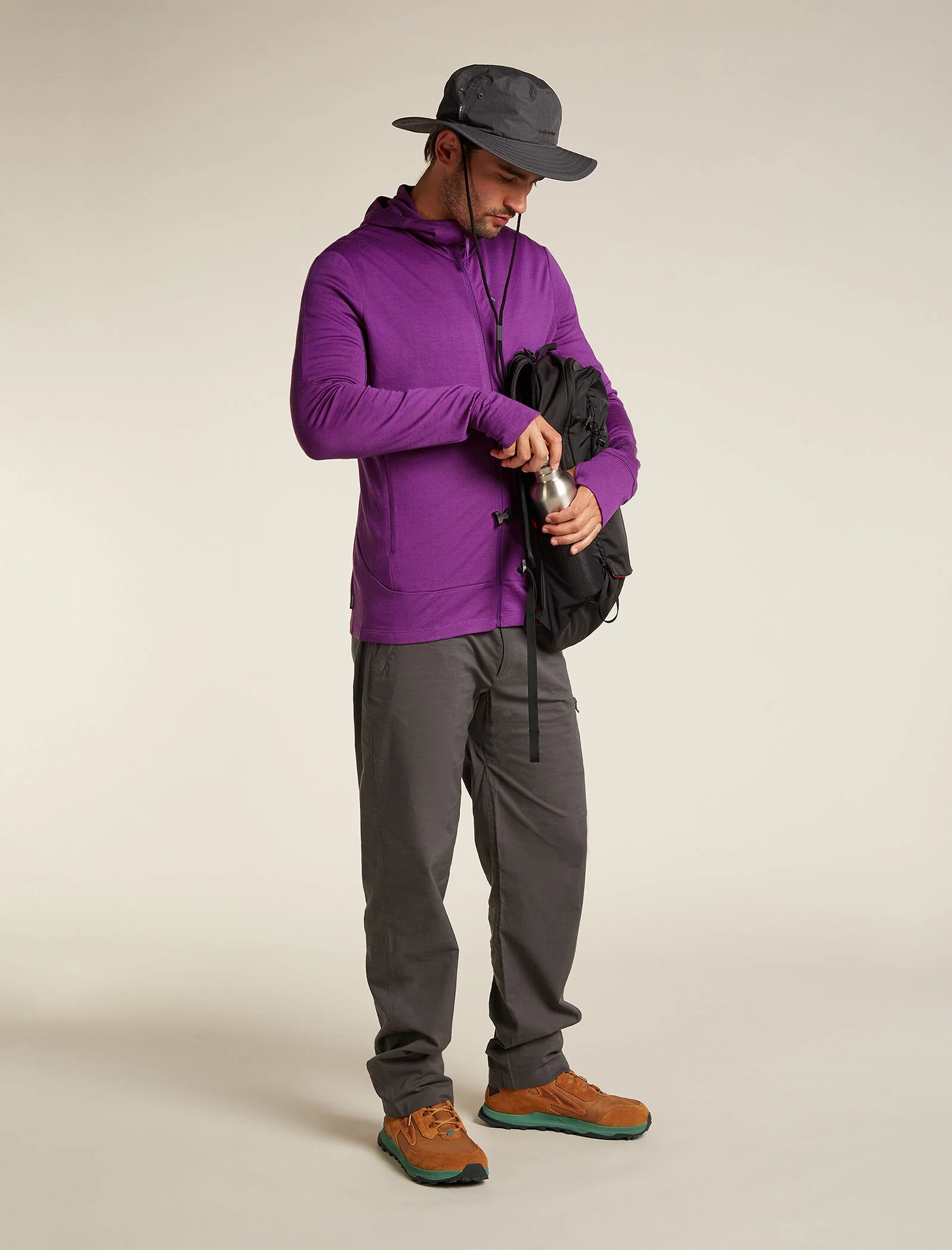 Men's Merino 260 Quantum Long Sleeve Zip Hoodie - Image 4