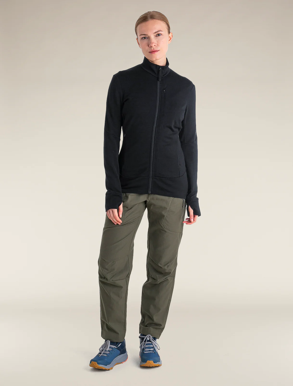 Women's Merino 260 Quantum Long Sleeve Zip Jacket - Image 3