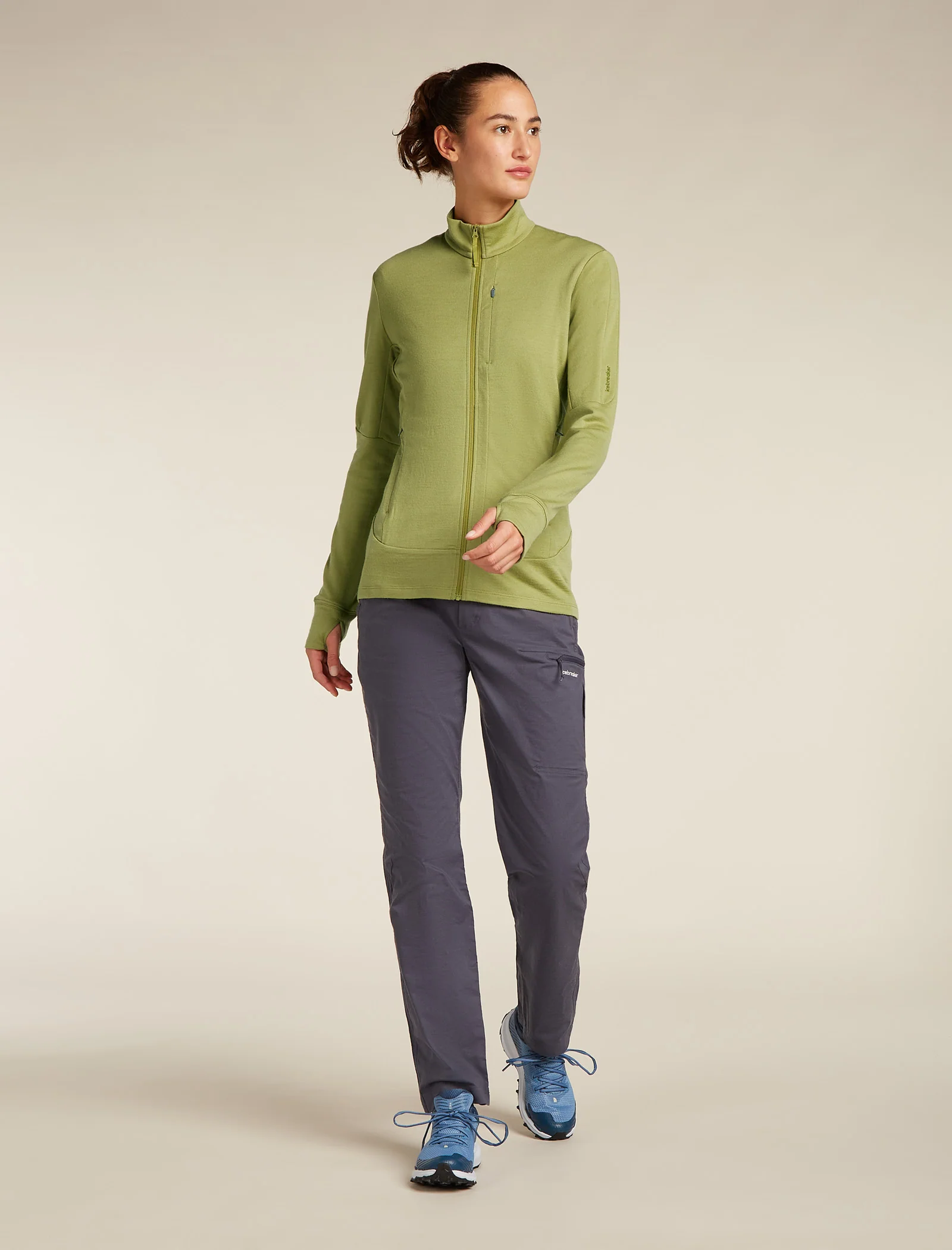 Women's Merino 260 Quantum Long Sleeve Zip Jacket - Image 3