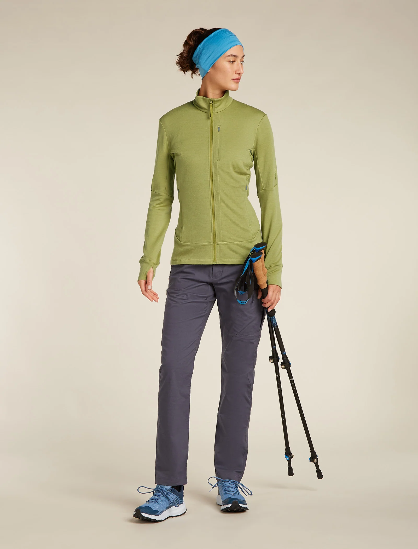 Women's Merino 260 Quantum Long Sleeve Zip Jacket - Image 4