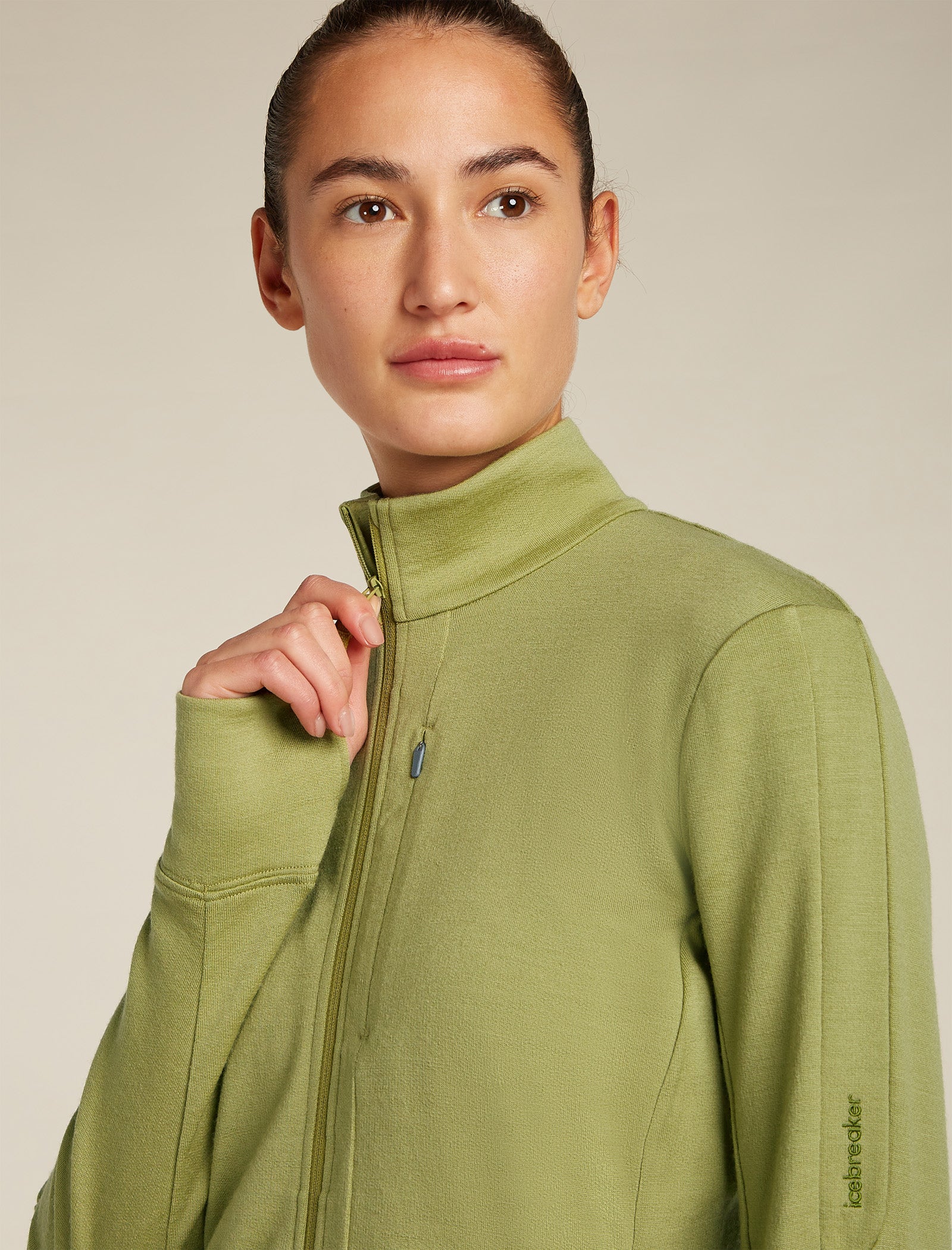 Women's Merino 260 Quantum Long Sleeve Zip Jacket - Image 7