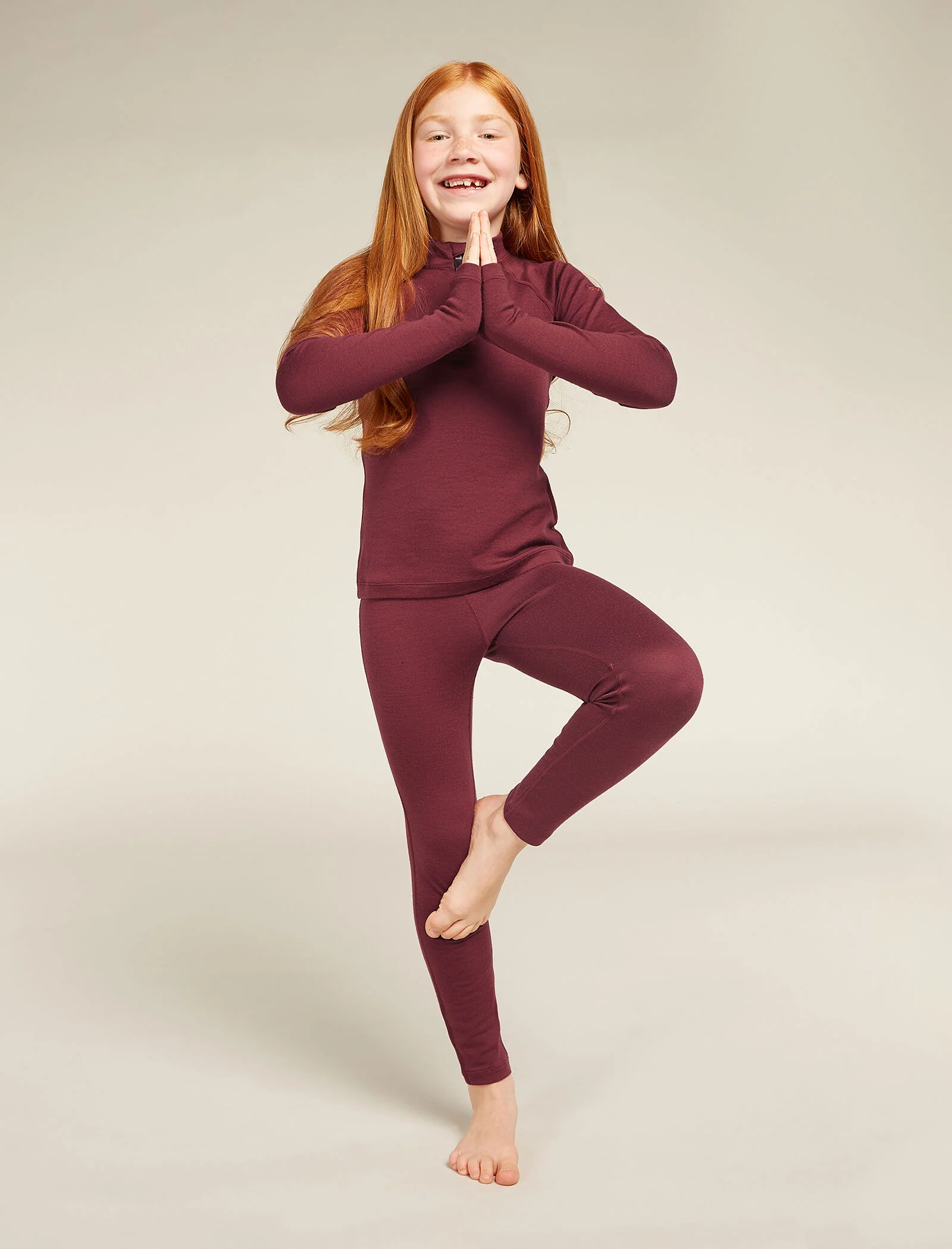 Kids’ Merino 260 Tech Long Sleeve Half Zip Thermal Top - Image 5
