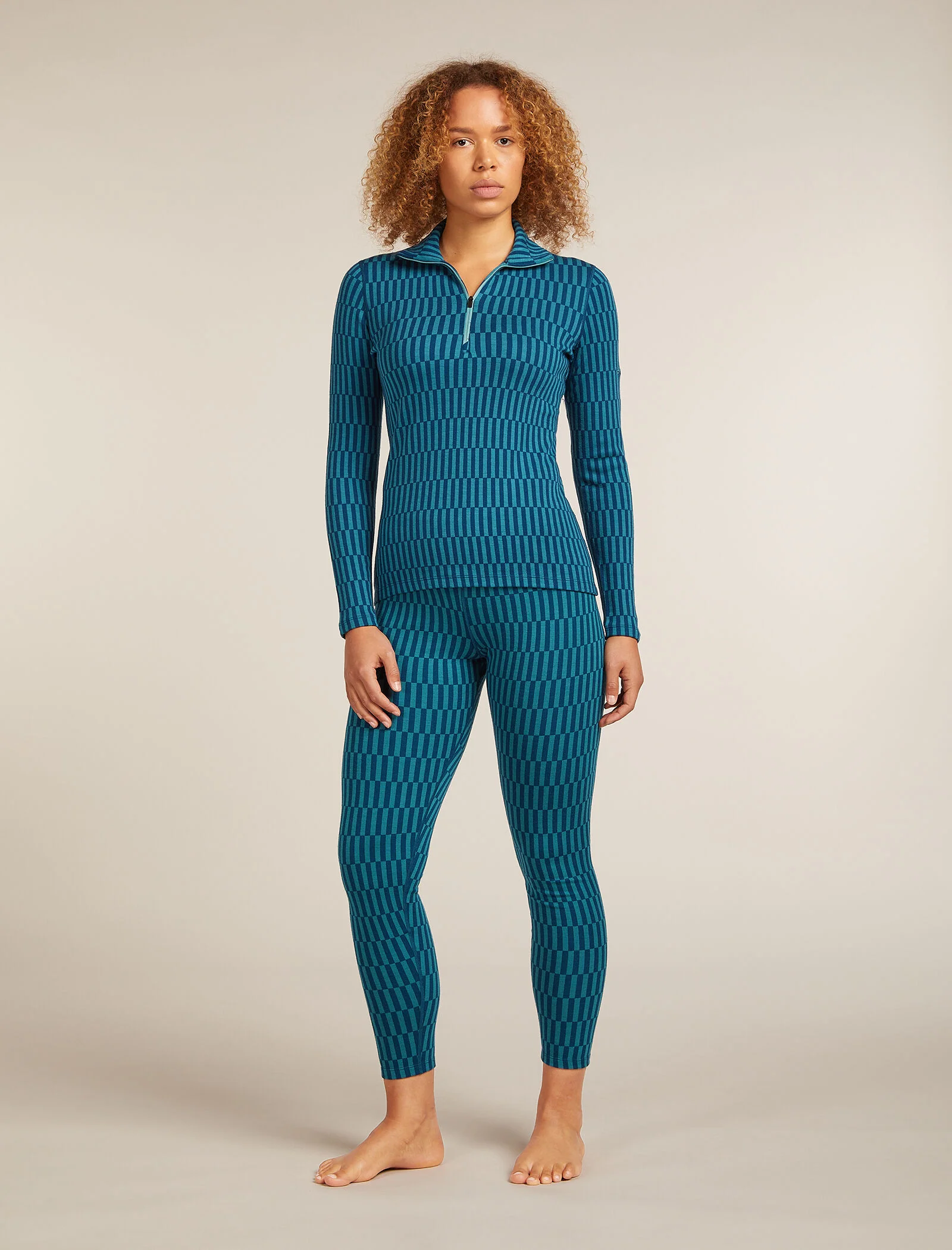 260 Tech Vertex Half Zip Thermal Top Snow Grid - Image 3