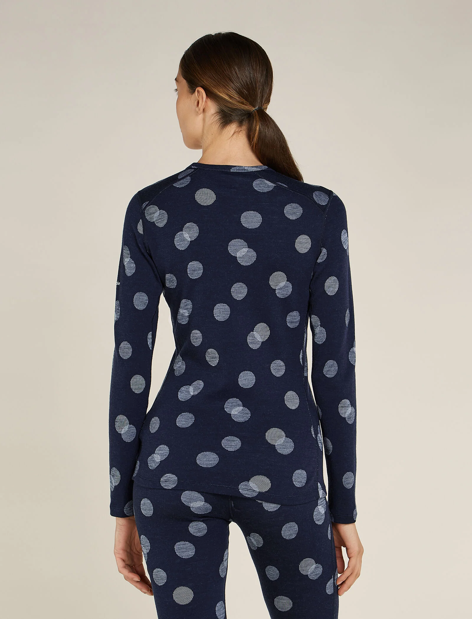 Women's Merino 260 Vertex Long Sleeve Crew Thermal Top Falling Flakes - Image 2