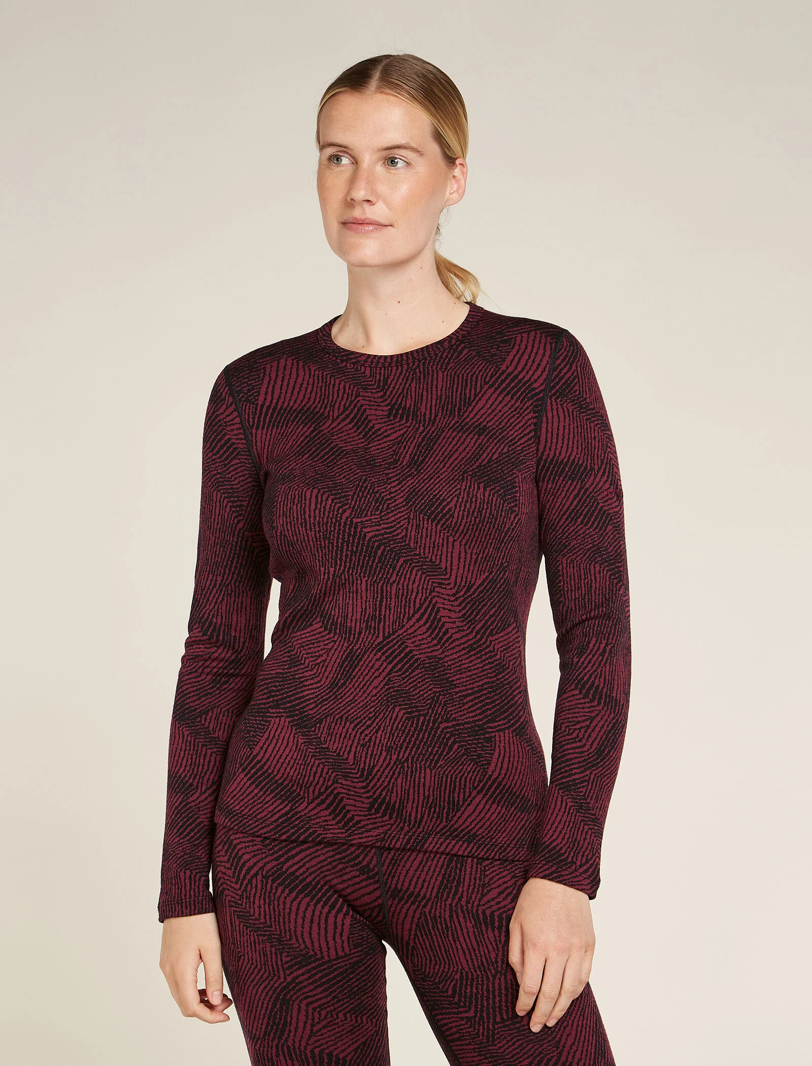 Women's Merino 260 Vertex Long Sleeve Crew Thermal Top Frozen Forms