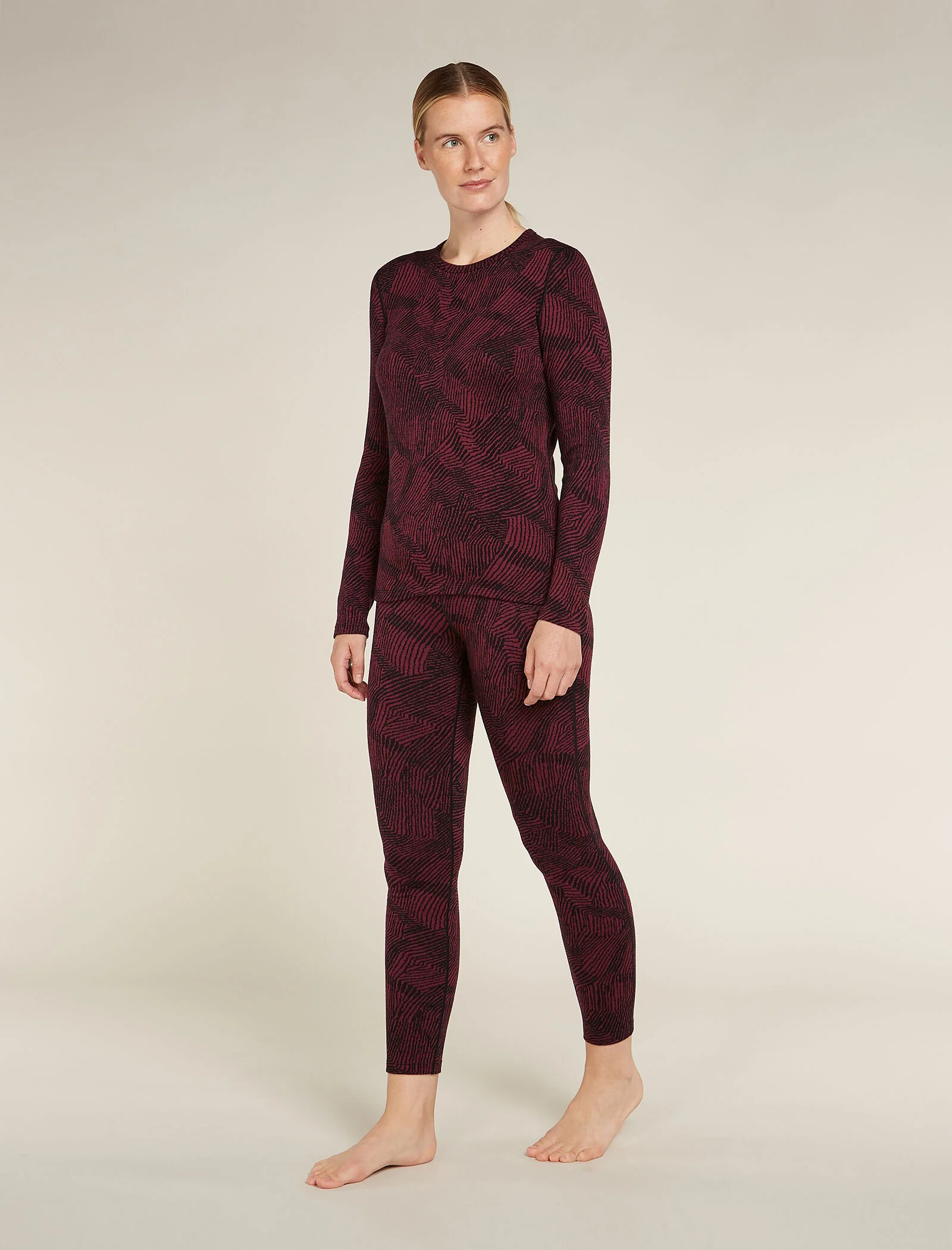 Women's Merino 260 Vertex Long Sleeve Crew Thermal Top Frozen Forms - Image 3