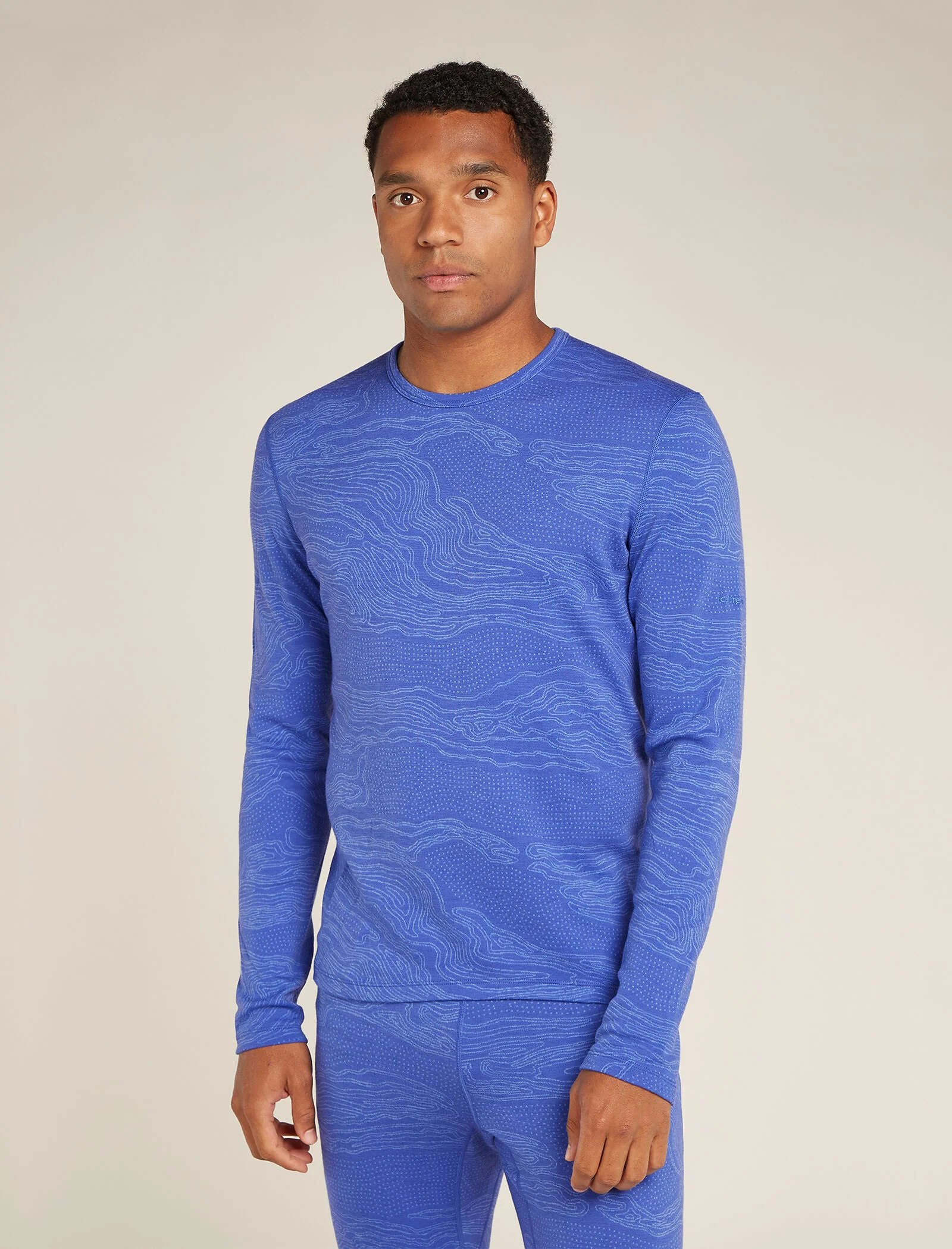 Men's Merino 260 Vertex Long Sleeve Crew Thermal Top Snow Guide