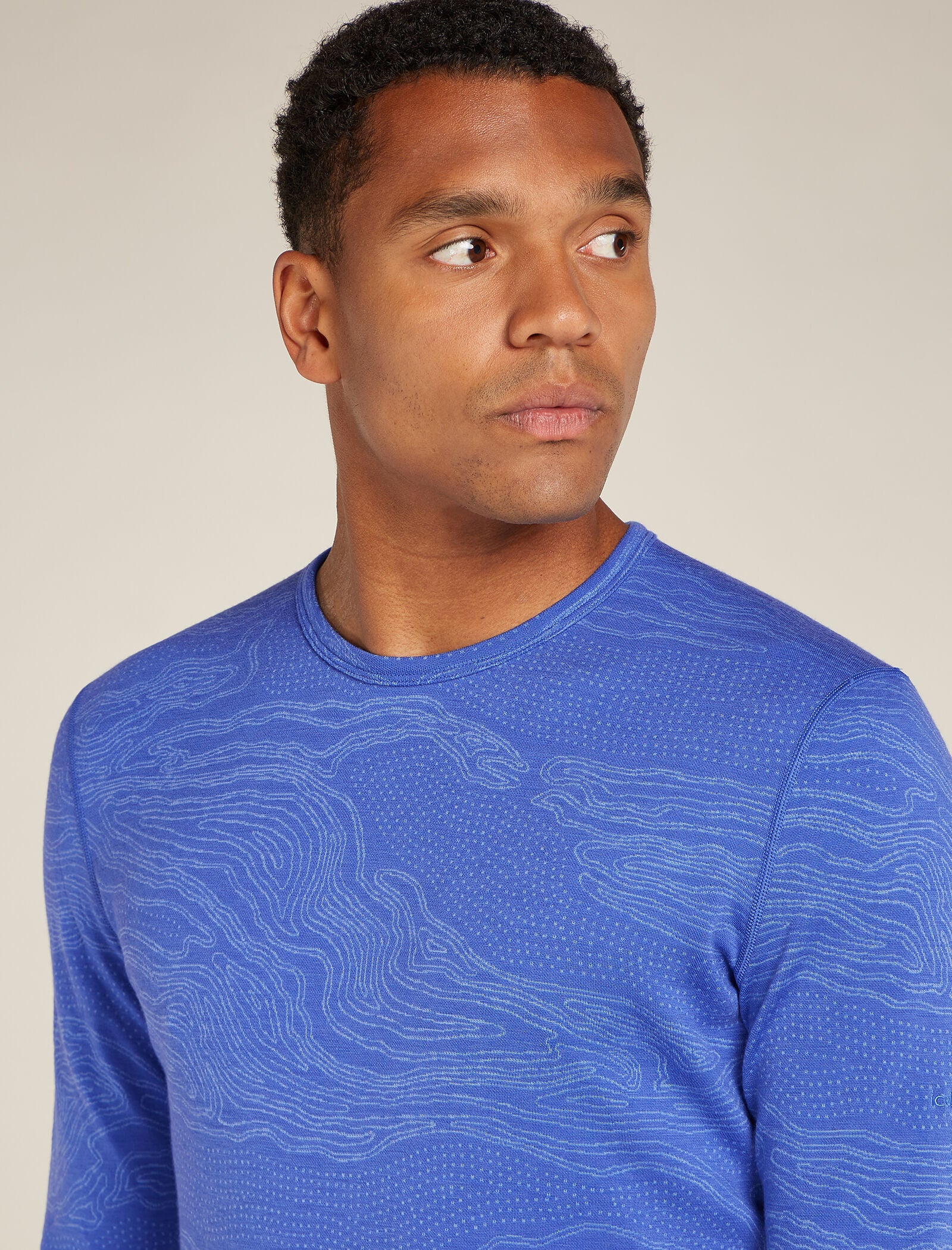 Men's Merino 260 Vertex Long Sleeve Crew Thermal Top Snow Guide - Image 6