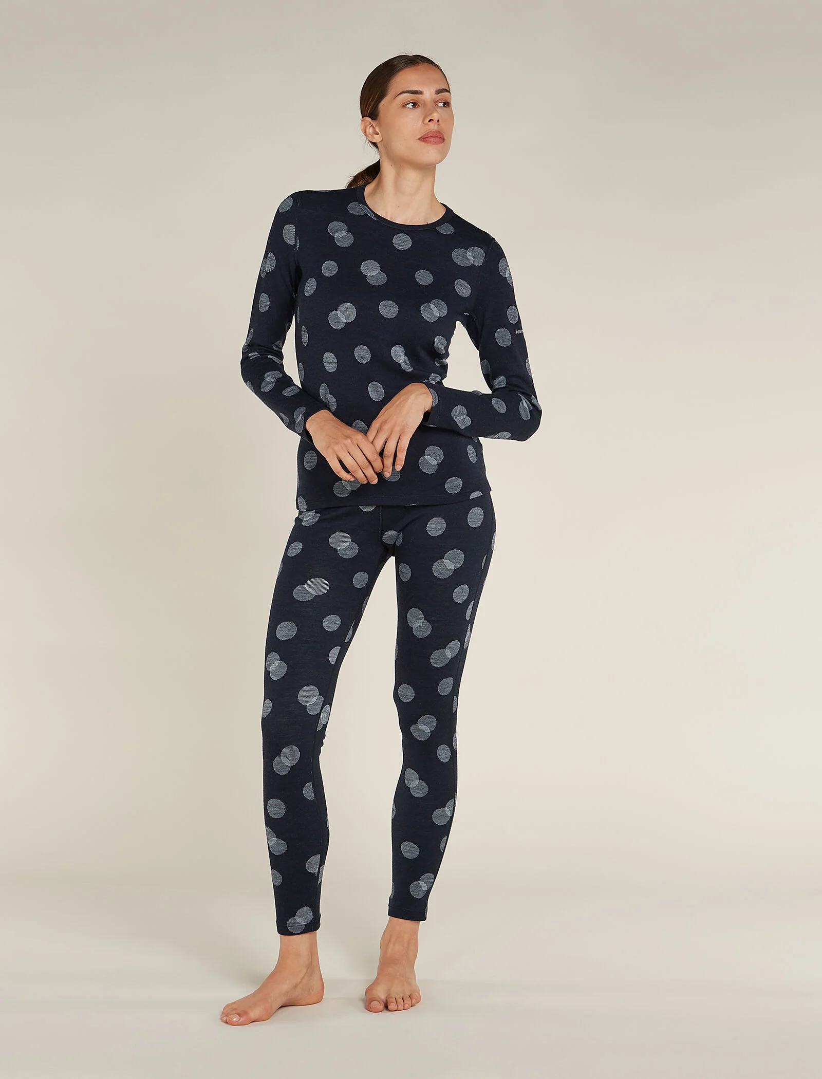 Women's Merino 260 Vertex Thermal Leggings Falling Flakes - Image 3
