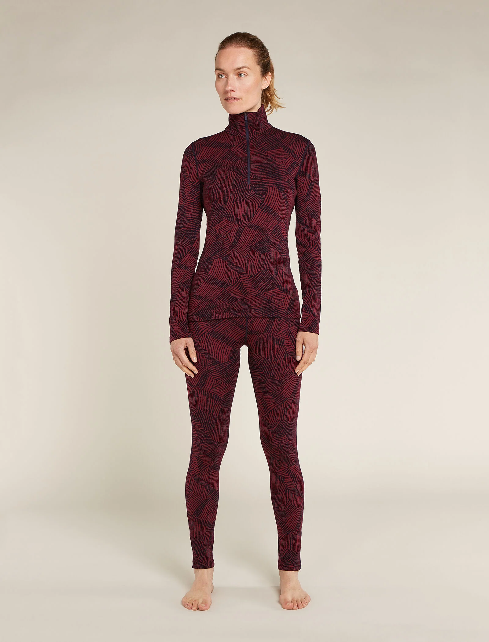 Women's Merino 260 Vertex Thermal Leggings Frozen Forms - Image 3
