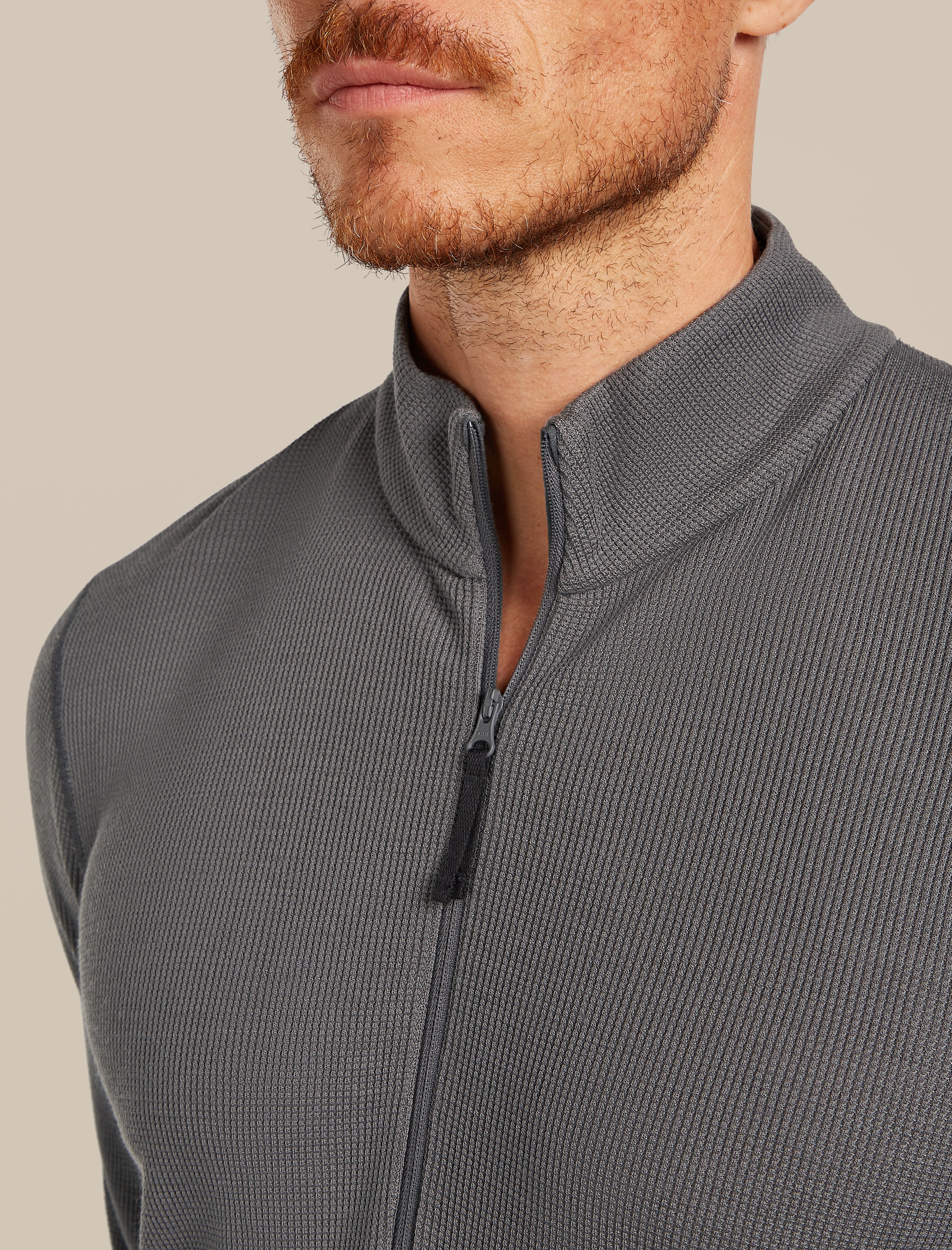 260 Waffle Knit Wander Half Zip Top - Image 5