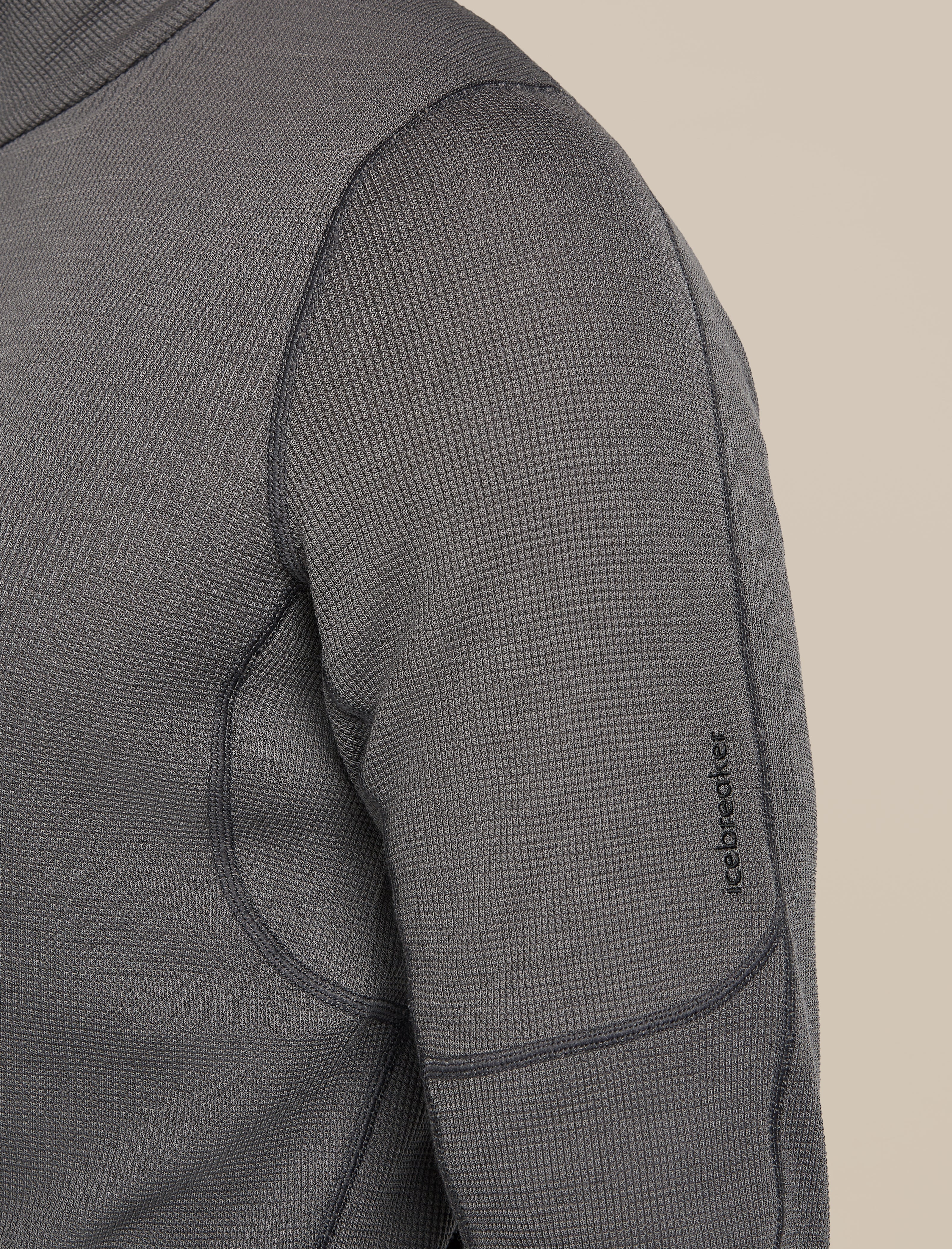 260 Waffle Knit Wander Half Zip Top - Image 6