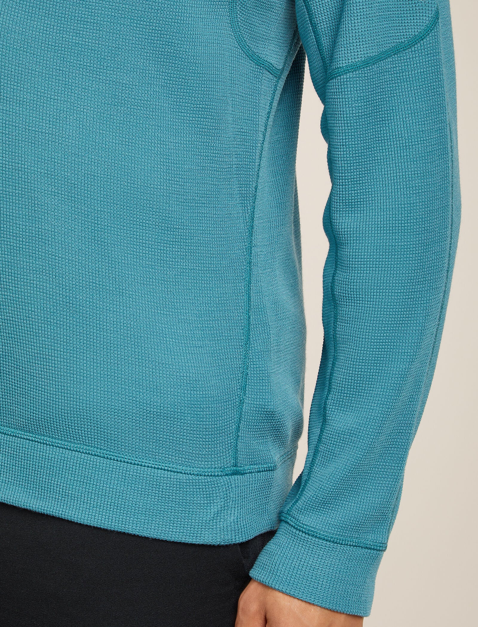 260 Waffle Knit Wander Half Zip Top - Image 7