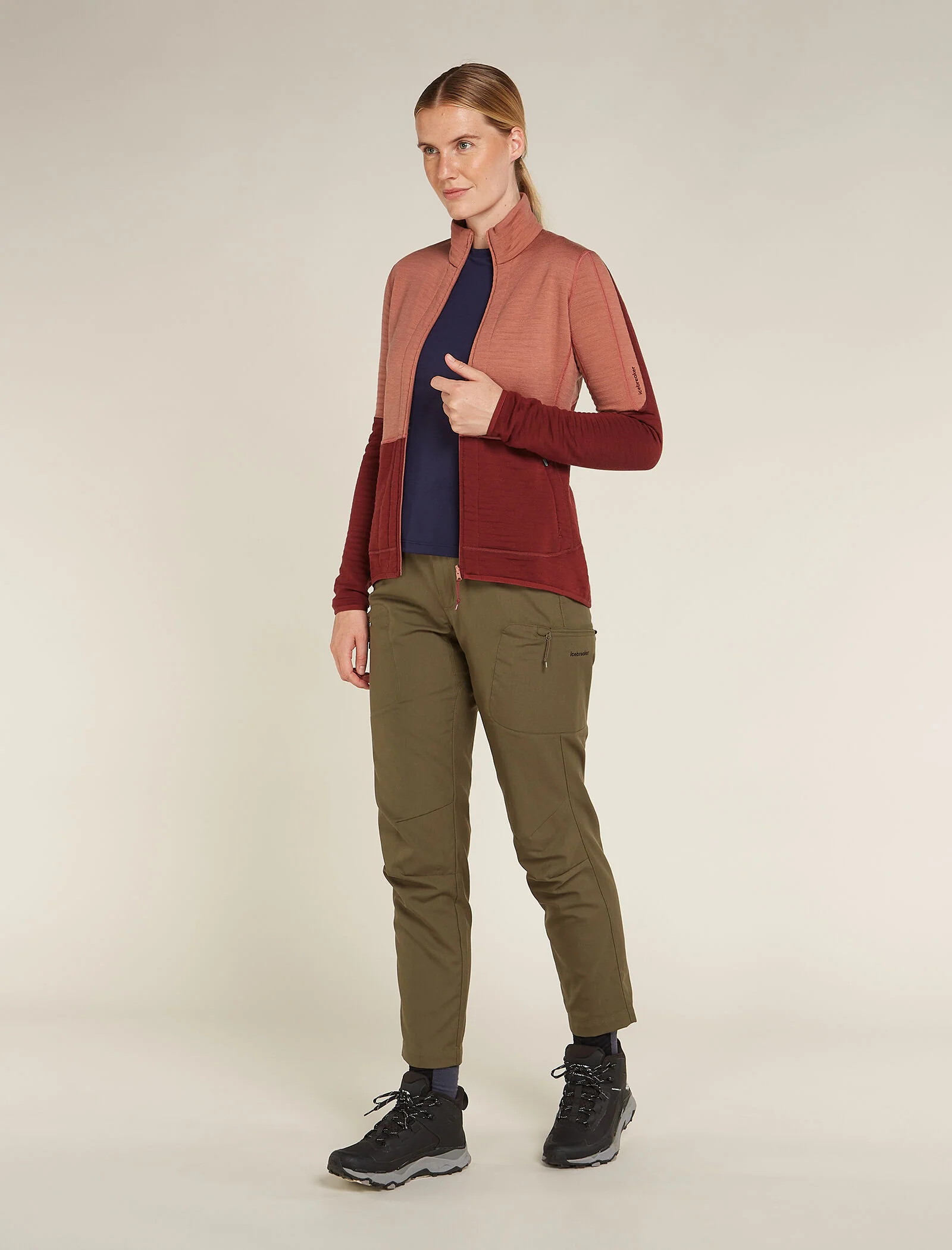 Women's Merino 400 RealFleece⢠Descender Long Sleeve Zip Jacket - Image 4