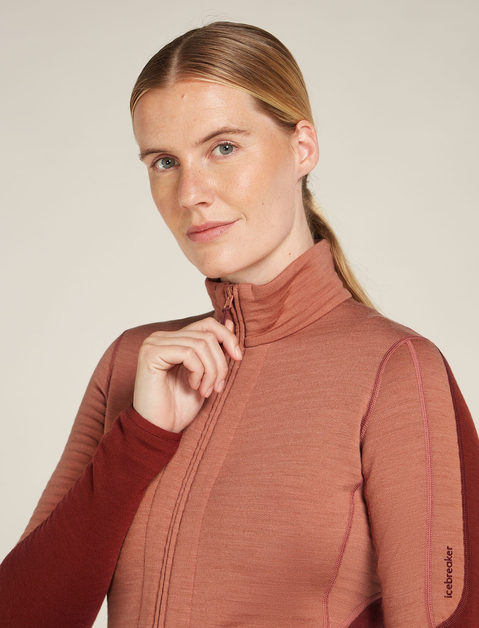 Women's Merino 400 RealFleece⢠Descender Long Sleeve Zip Jacket - Image 8