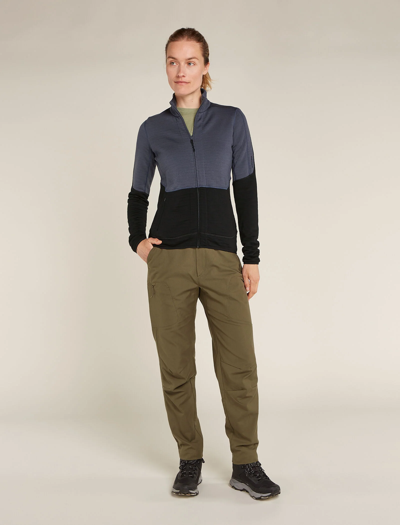 Women's Merino 400 RealFleece⢠Descender Long Sleeve Zip Jacket - Image 3