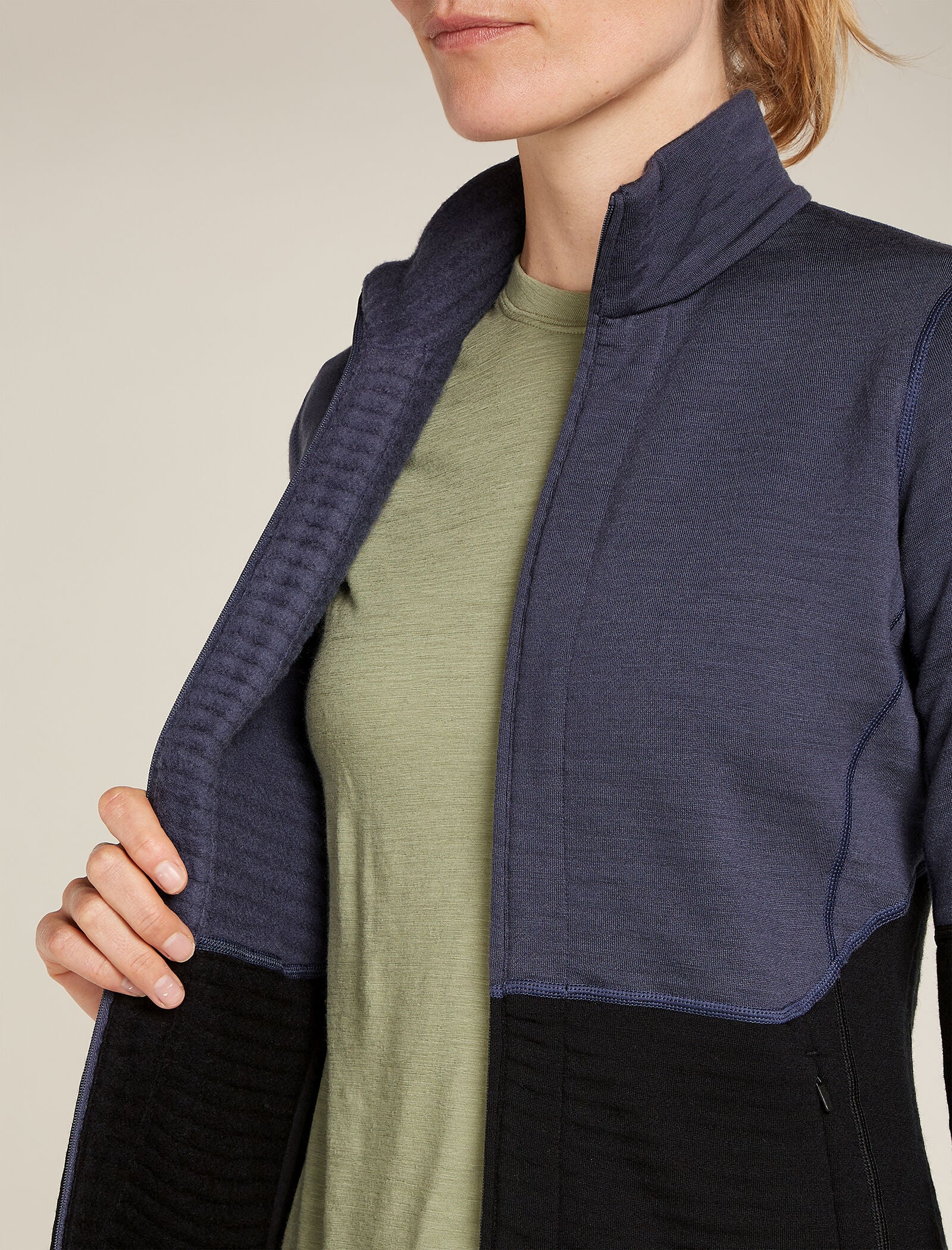 Women's Merino 400 RealFleece⢠Descender Long Sleeve Zip Jacket - Image 6
