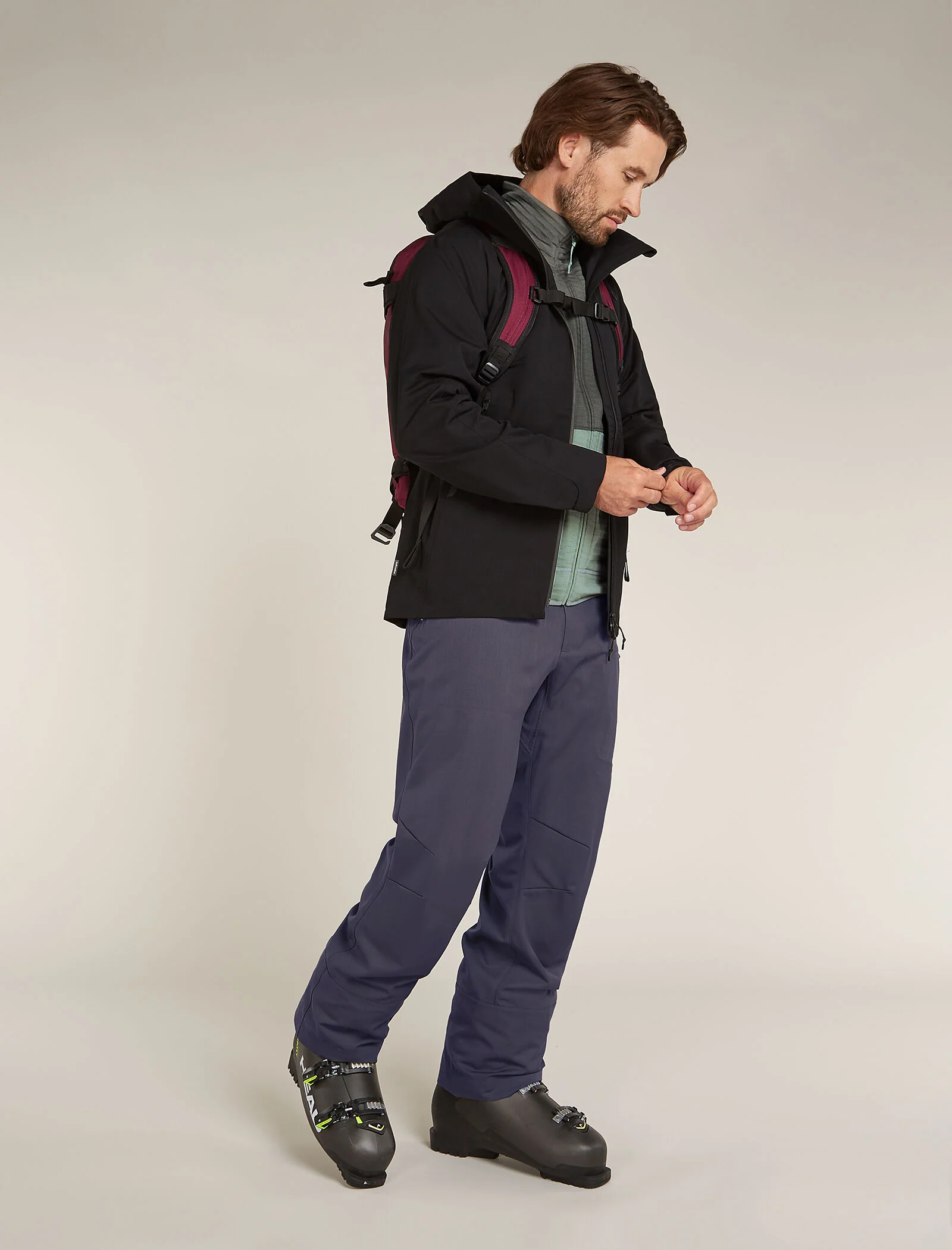 Men's Merino 400 RealFleece™ Descender Long Sleeve Zip Jacket - Image 4