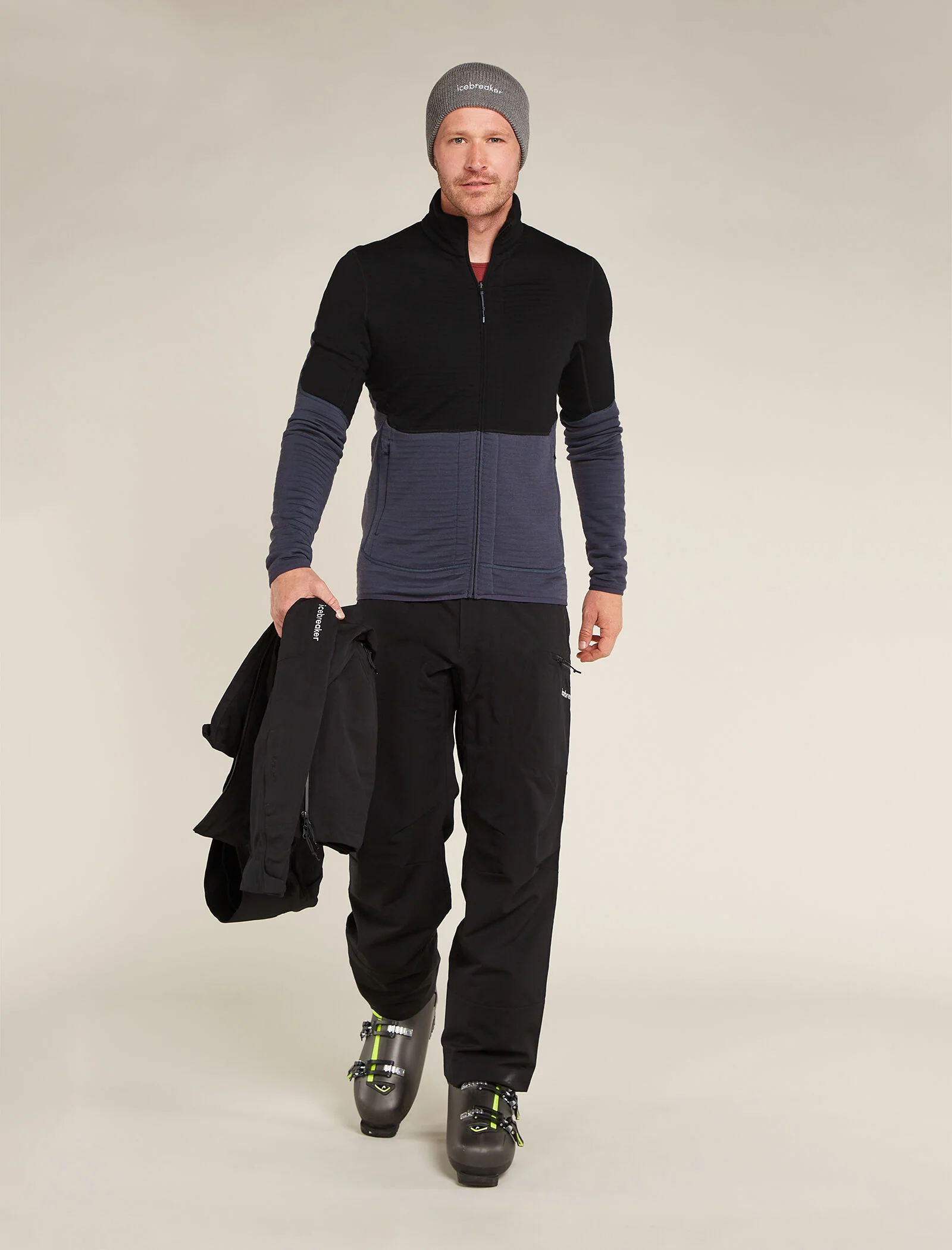 Men's Merino 400 RealFleece™ Descender Long Sleeve Zip Jacket - Image 6