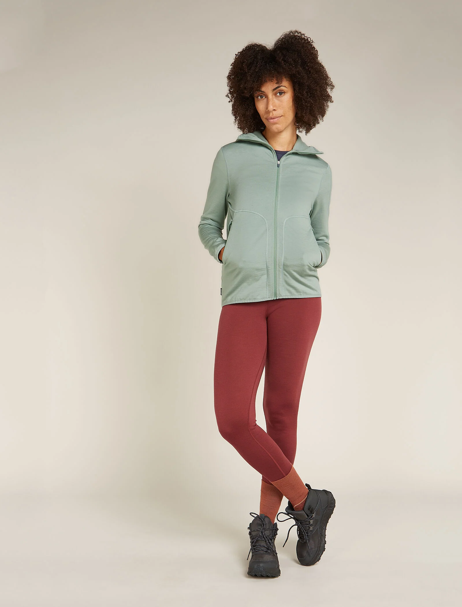 Women's Merino 560 Realfleece⢠Elemental Long Sleeve Zip Hoodie - Image 3