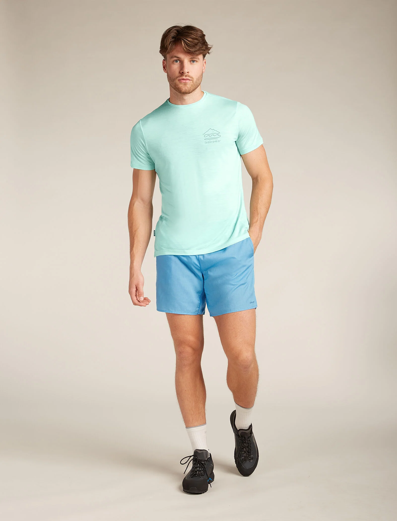 Men's Merino Blend 125 Cool-Lite⢠Active 7" Shorts - Image 3