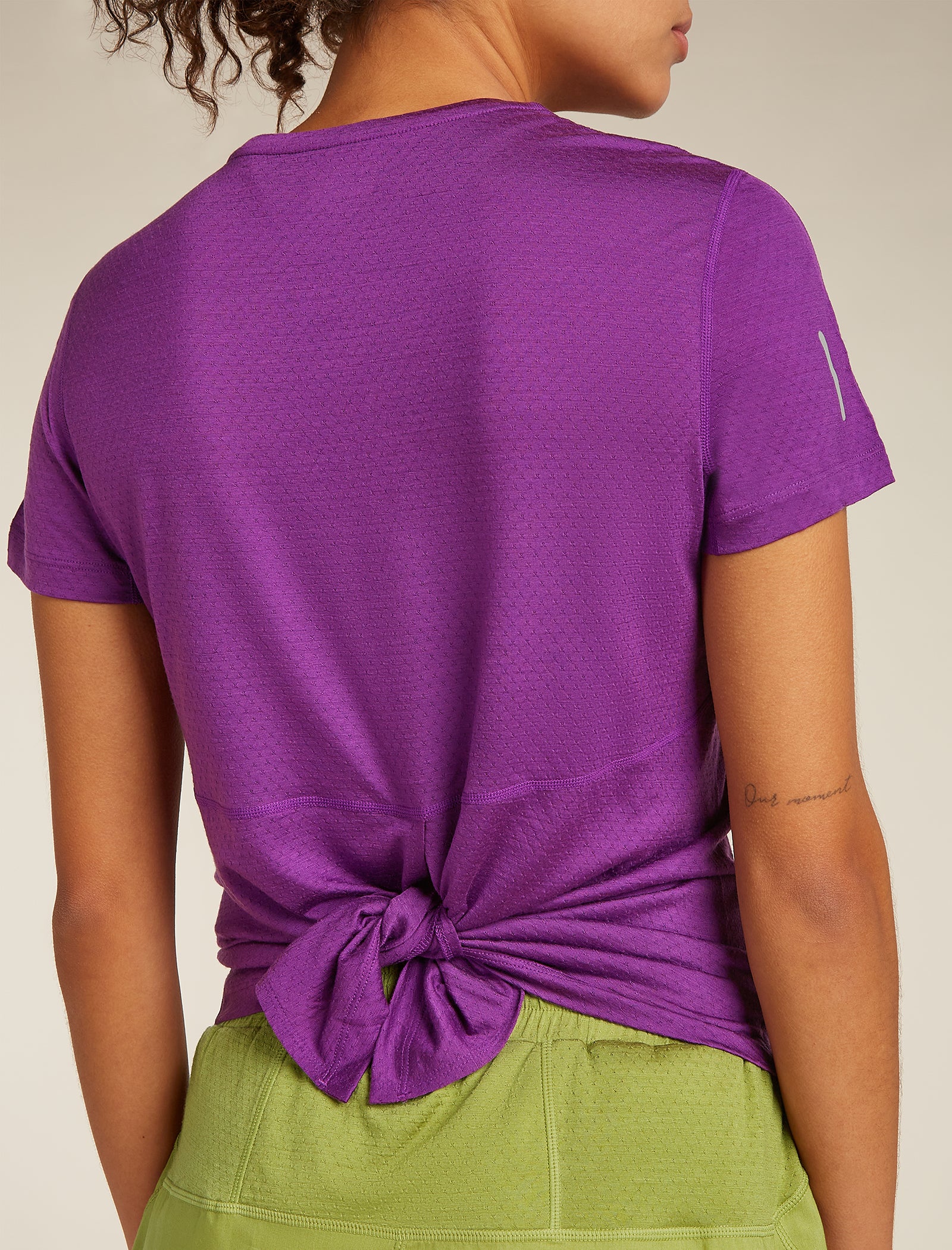 Women's Merino Blend 125 Cool-Lite⢠Speed Short Sleeve Slit Back T-Shirt - Image 7
