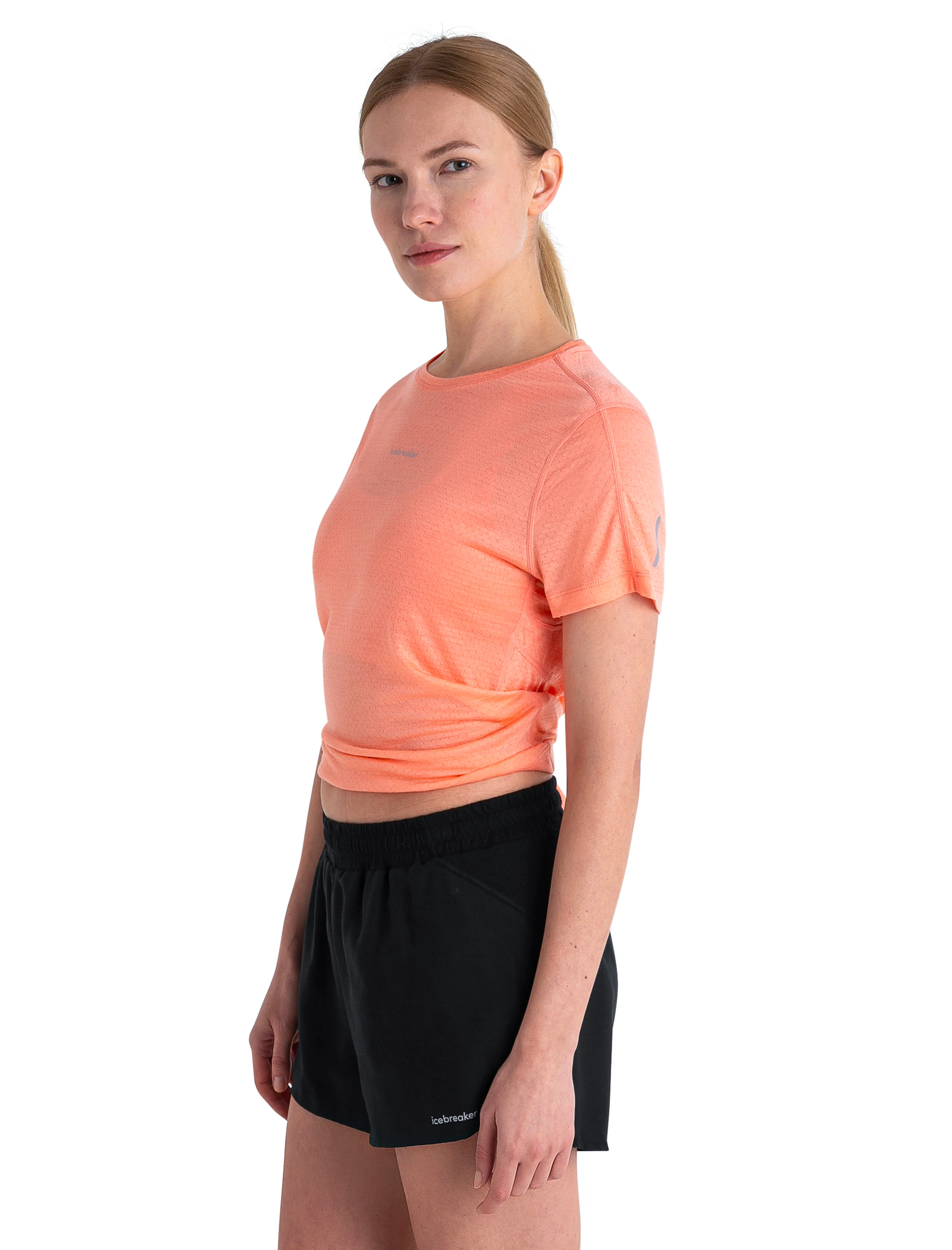 Women's Merino Blend 125 Cool-Lite⢠Speed Short Sleeve Slit Back T-Shirt - Image 9