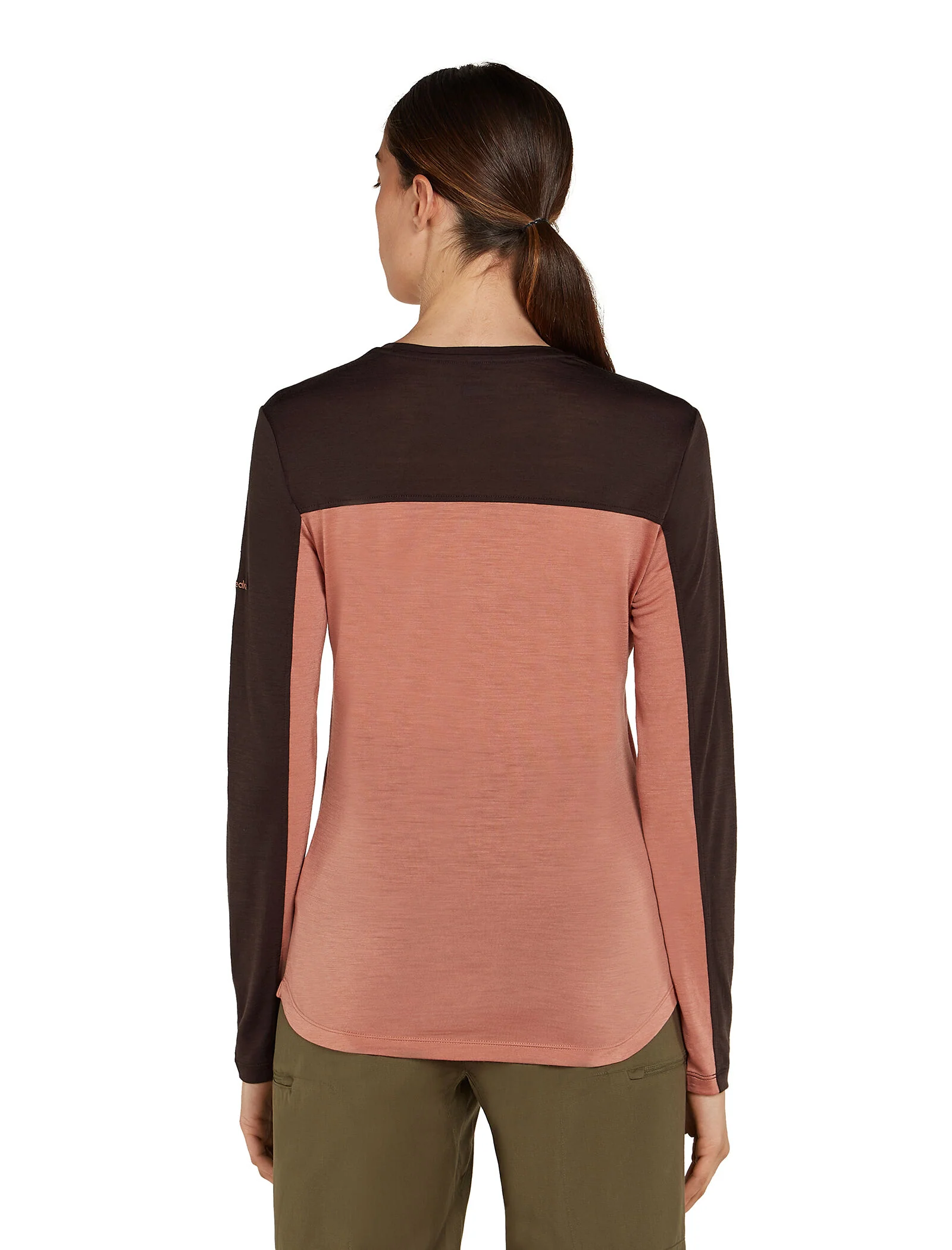 Women's Merino Blend 125 Cool-Lite⢠Sphere Long Sleeve T-Shirt Colour Block - Image 2