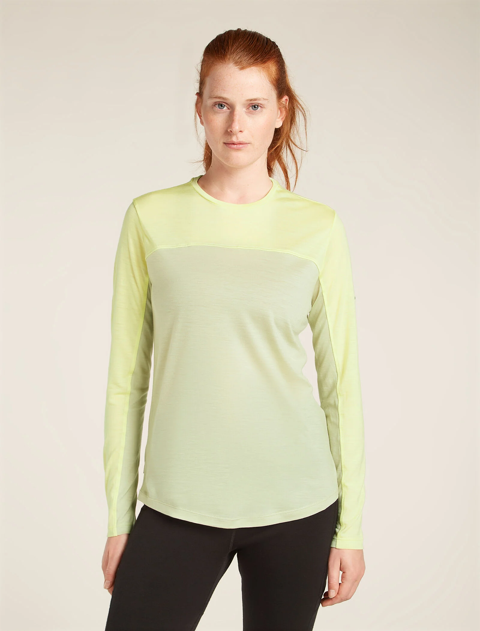 Women's Merino Blend 125 Cool-Lite⢠Sphere Long Sleeve T-Shirt Colour Block