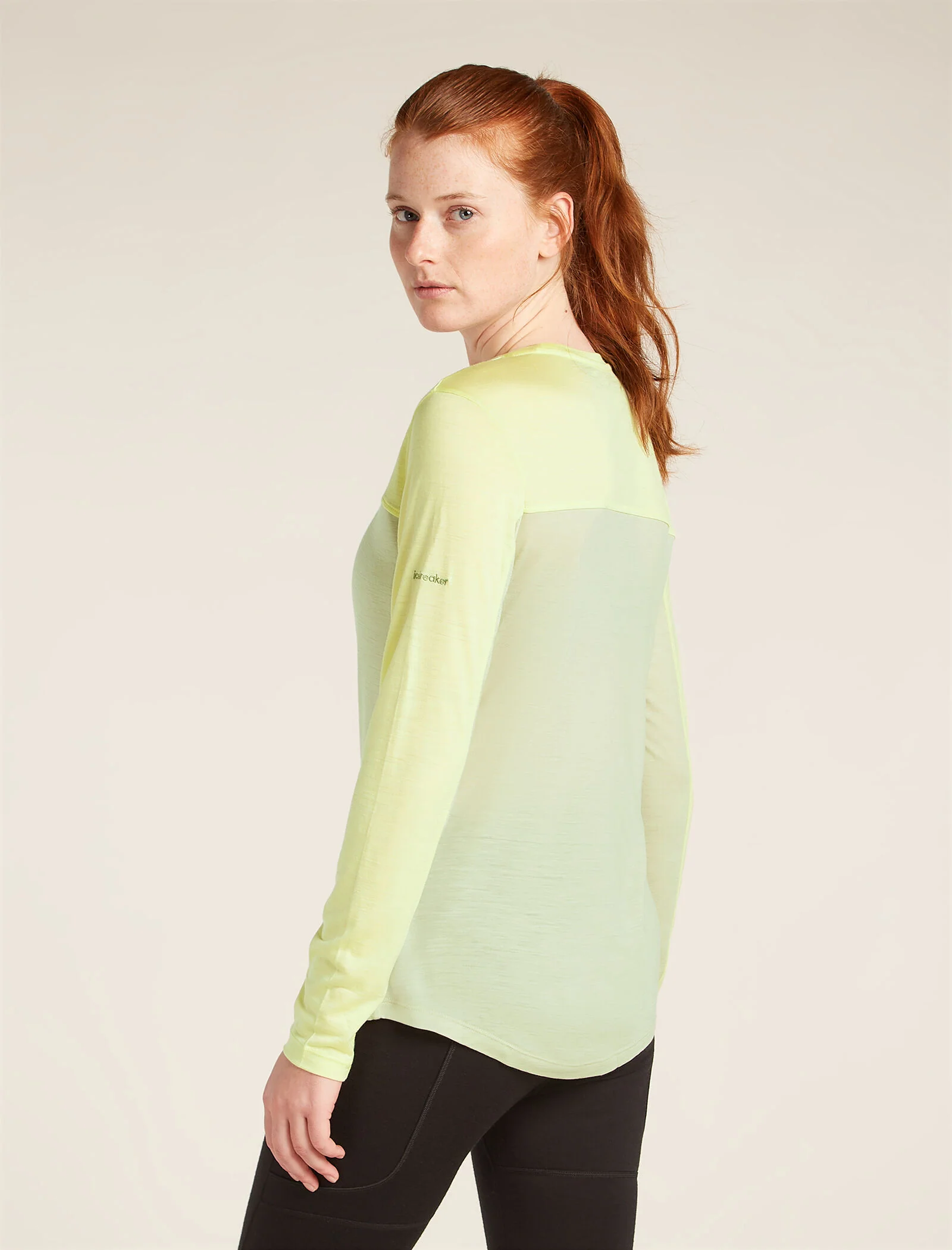 Women's Merino Blend 125 Cool-Lite⢠Sphere Long Sleeve T-Shirt Colour Block - Image 2