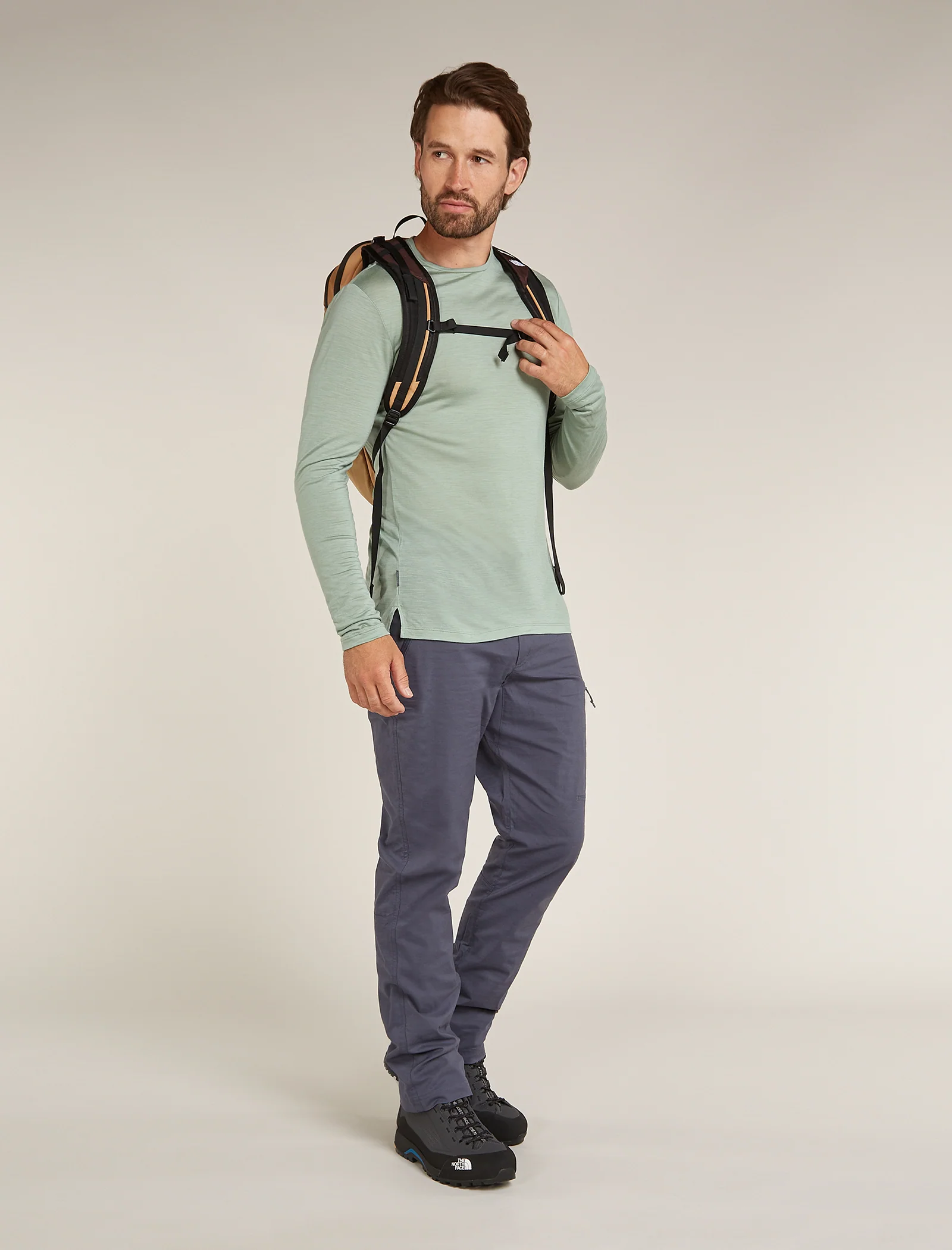 Men's Merino Blend 125 Cool-Lite⢠Sphere Long Sleeve T-Shirt - Image 4