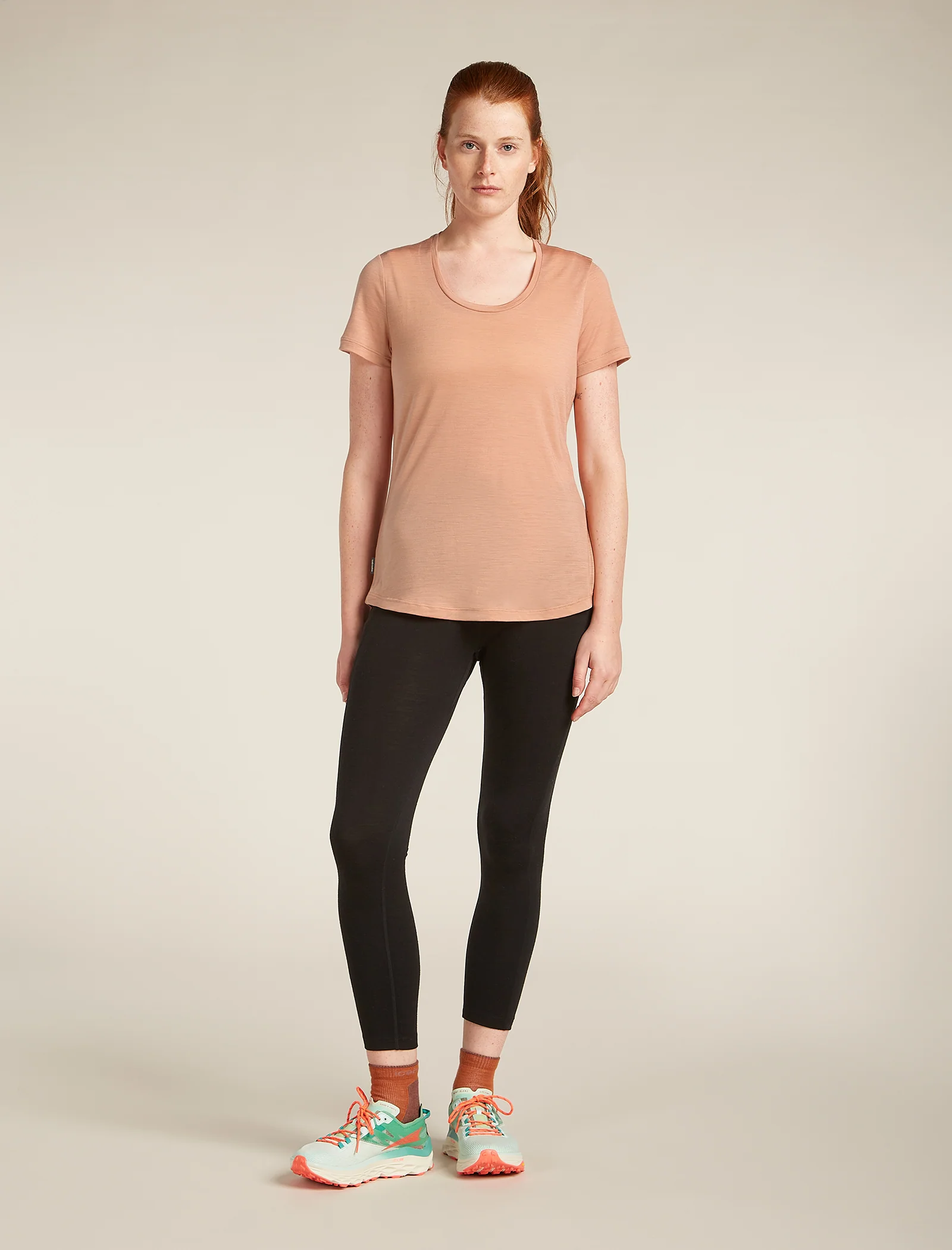 Women's Merino Blend 125 Cool-Lite⢠Sphere Short Sleeve Scoop T-Shirt - Image 3