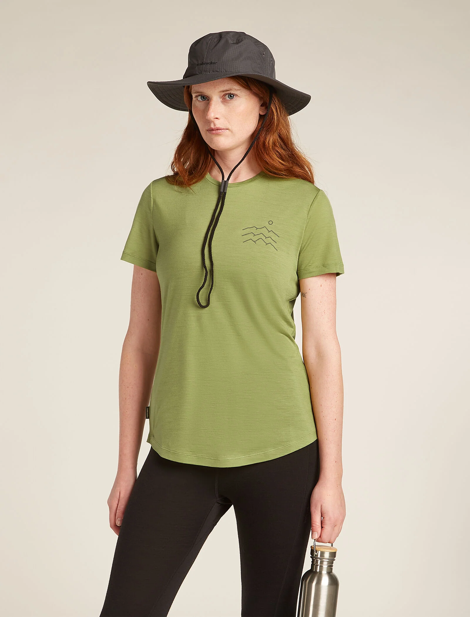 Women's Merino Blend 125 Cool-Lite™ Sphere Short Sleeve T-Shirt Across the Peaks - Image 4