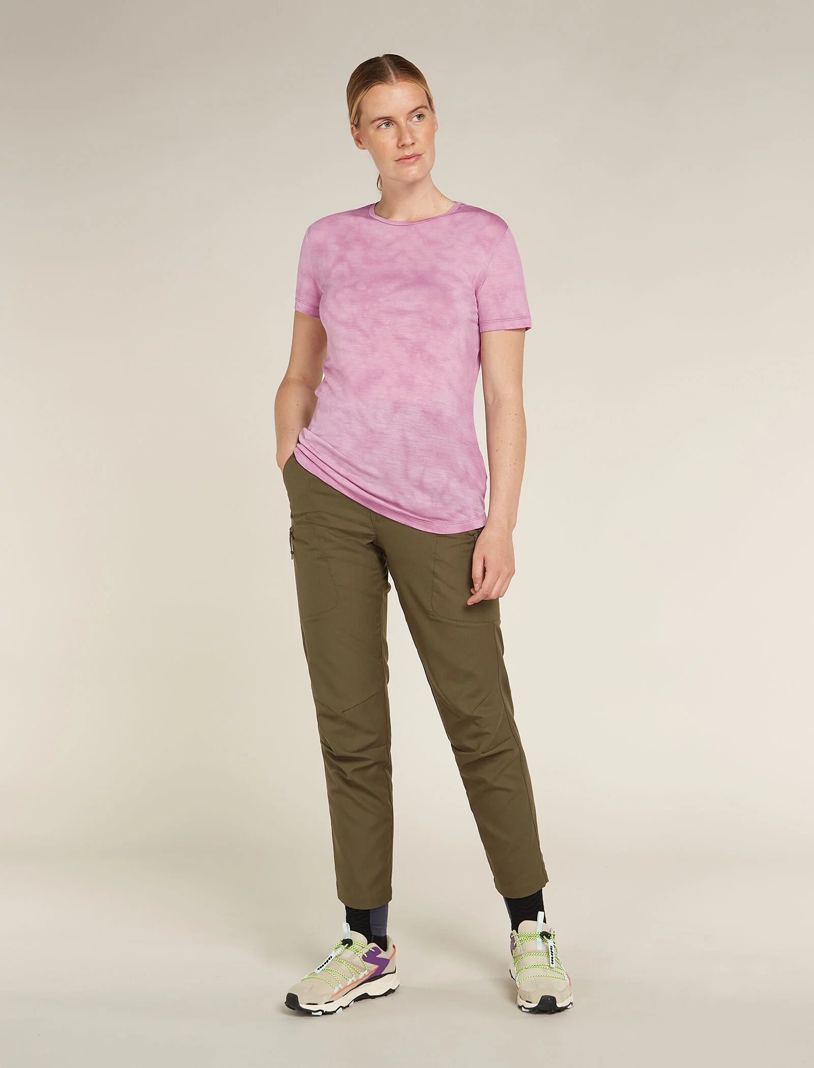 Women's Merino Blend 125 Cool-Lite⢠Sphere Short Sleeve T-Shirt Cloud Dye - Image 4