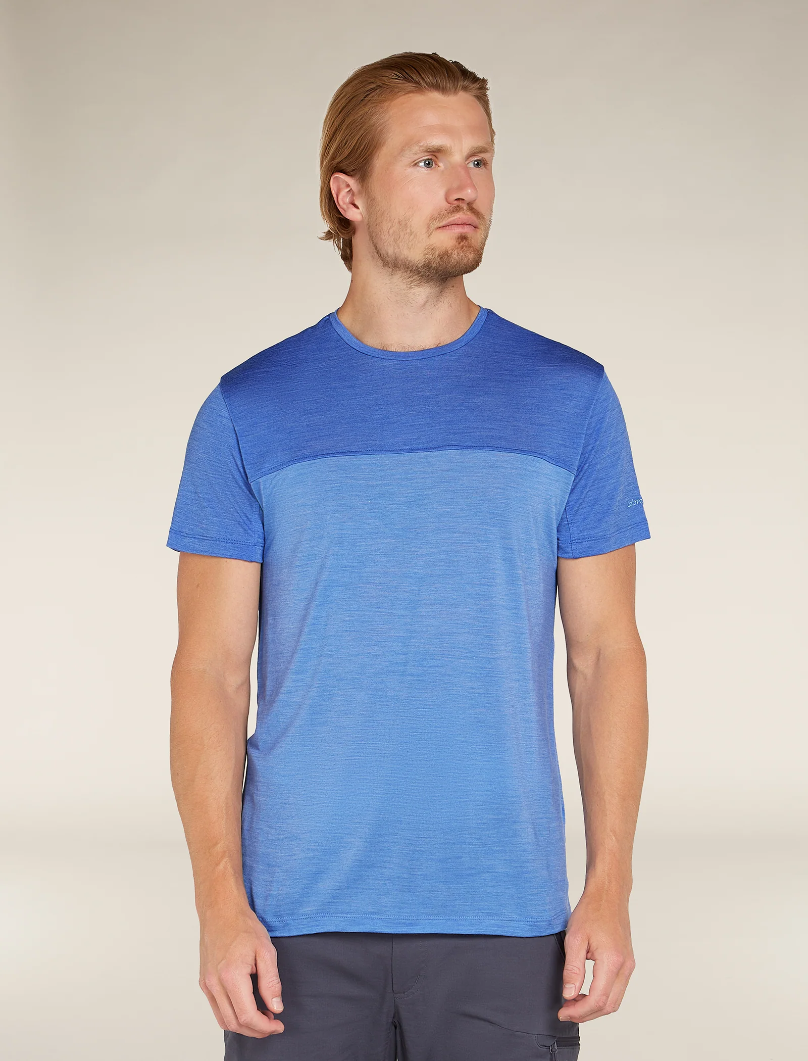 Men's Merino Blend 125 Cool-Lite⢠Sphere Short Sleeve T-Shirt Colour Block