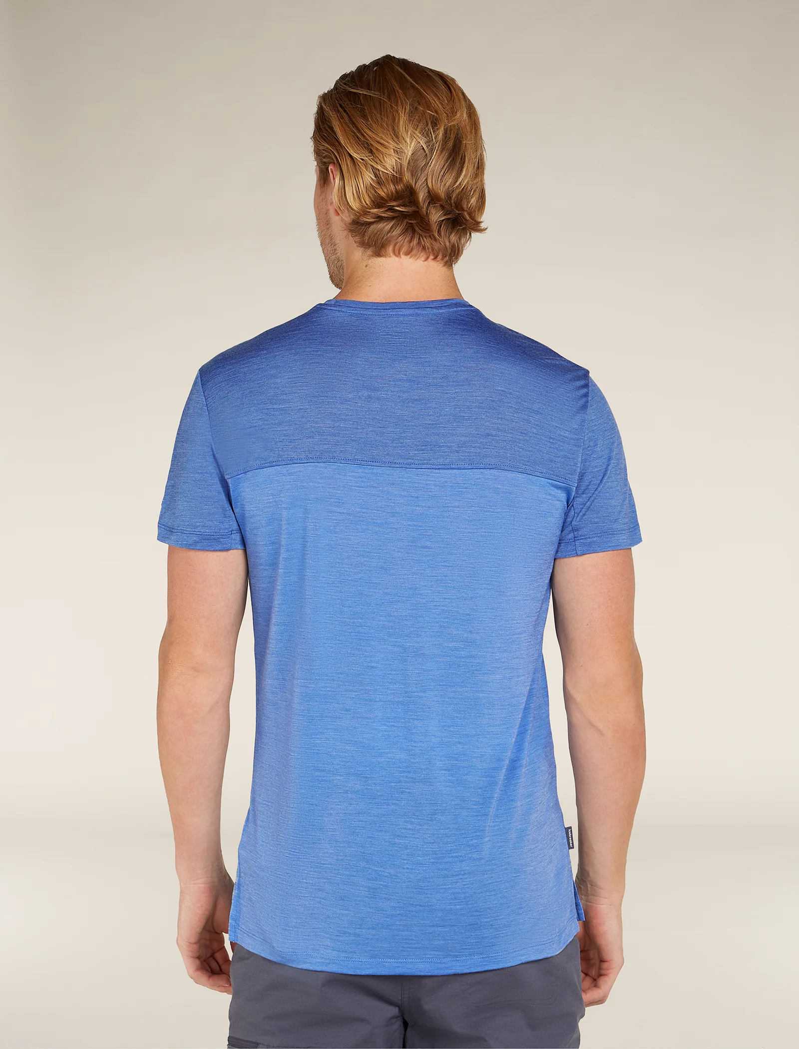 Men's Merino Blend 125 Cool-Lite⢠Sphere Short Sleeve T-Shirt Colour Block - Image 2