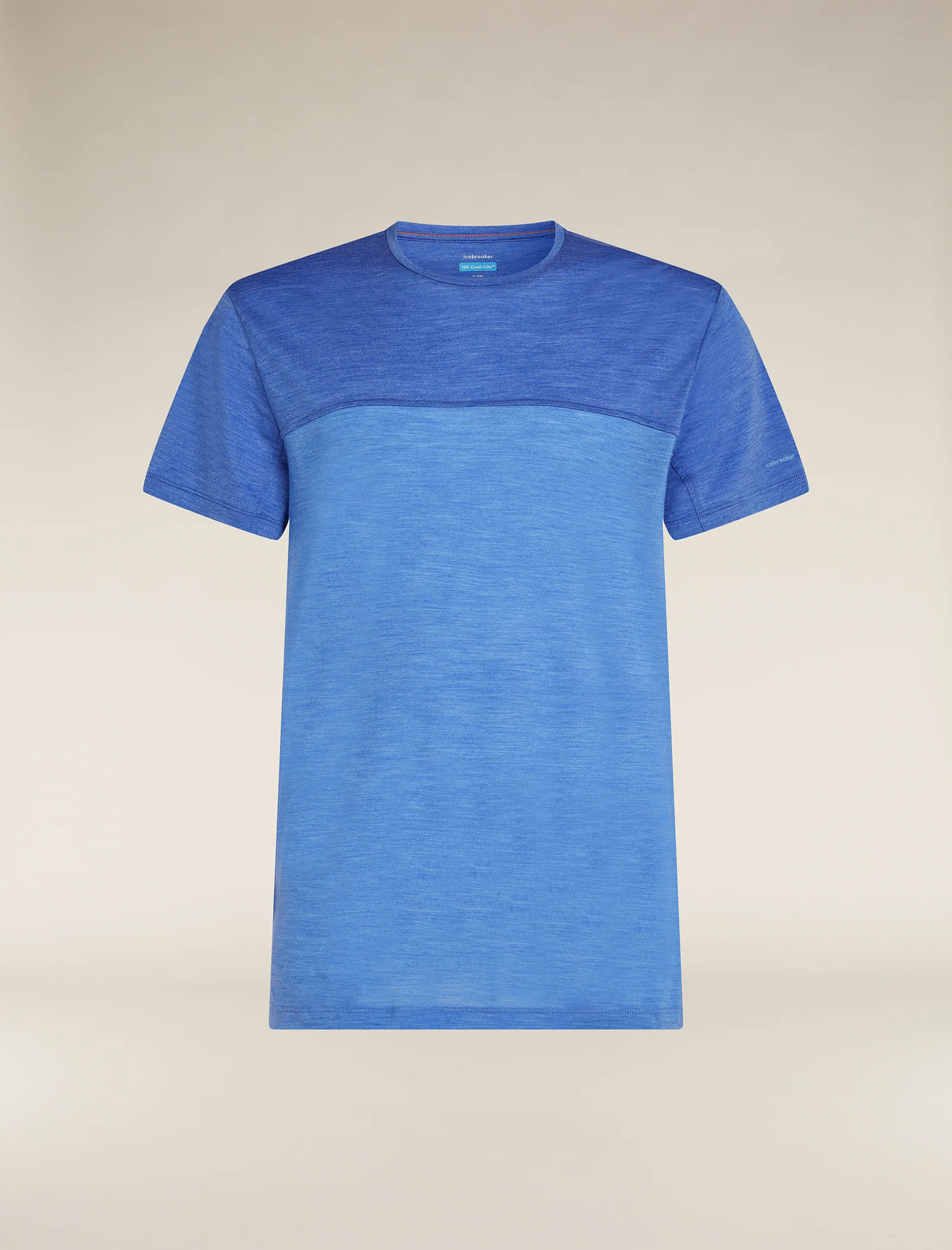 Men's Merino Blend 125 Cool-Lite⢠Sphere Short Sleeve T-Shirt Colour Block - Image 7