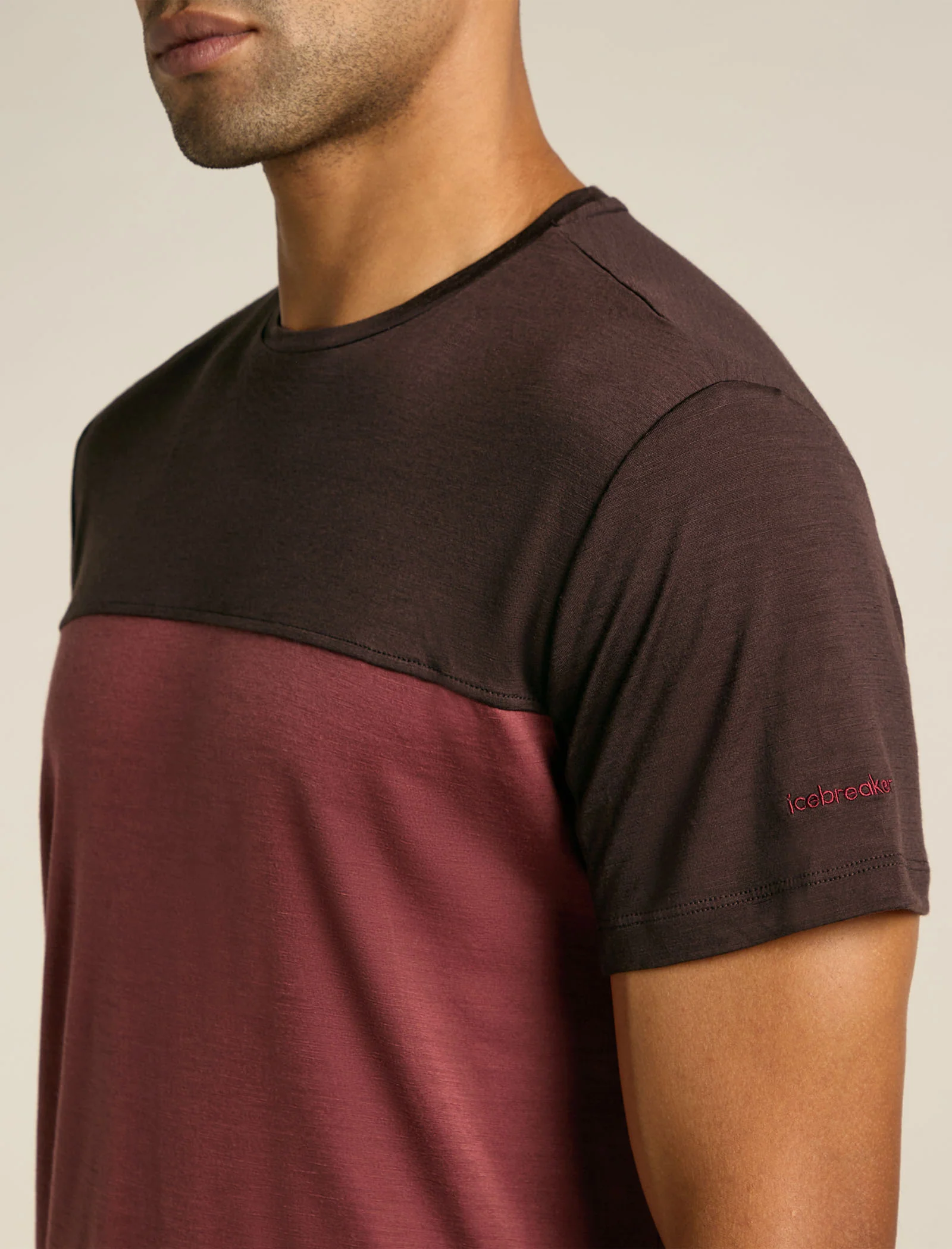 Men's Merino Blend 125 Cool-Lite⢠Sphere Short Sleeve T-Shirt Colour Block - Image 6