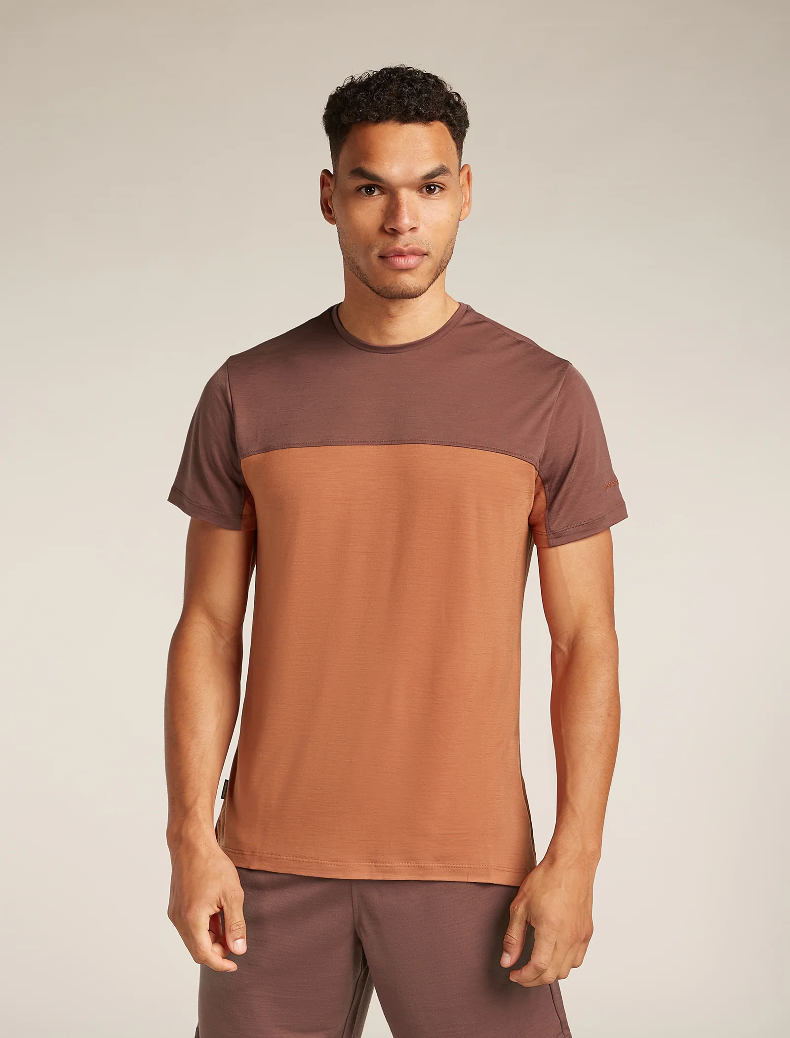 Men's Merino Blend 125 Cool-Lite™ Sphere Short Sleeve T-Shirt Colour Block