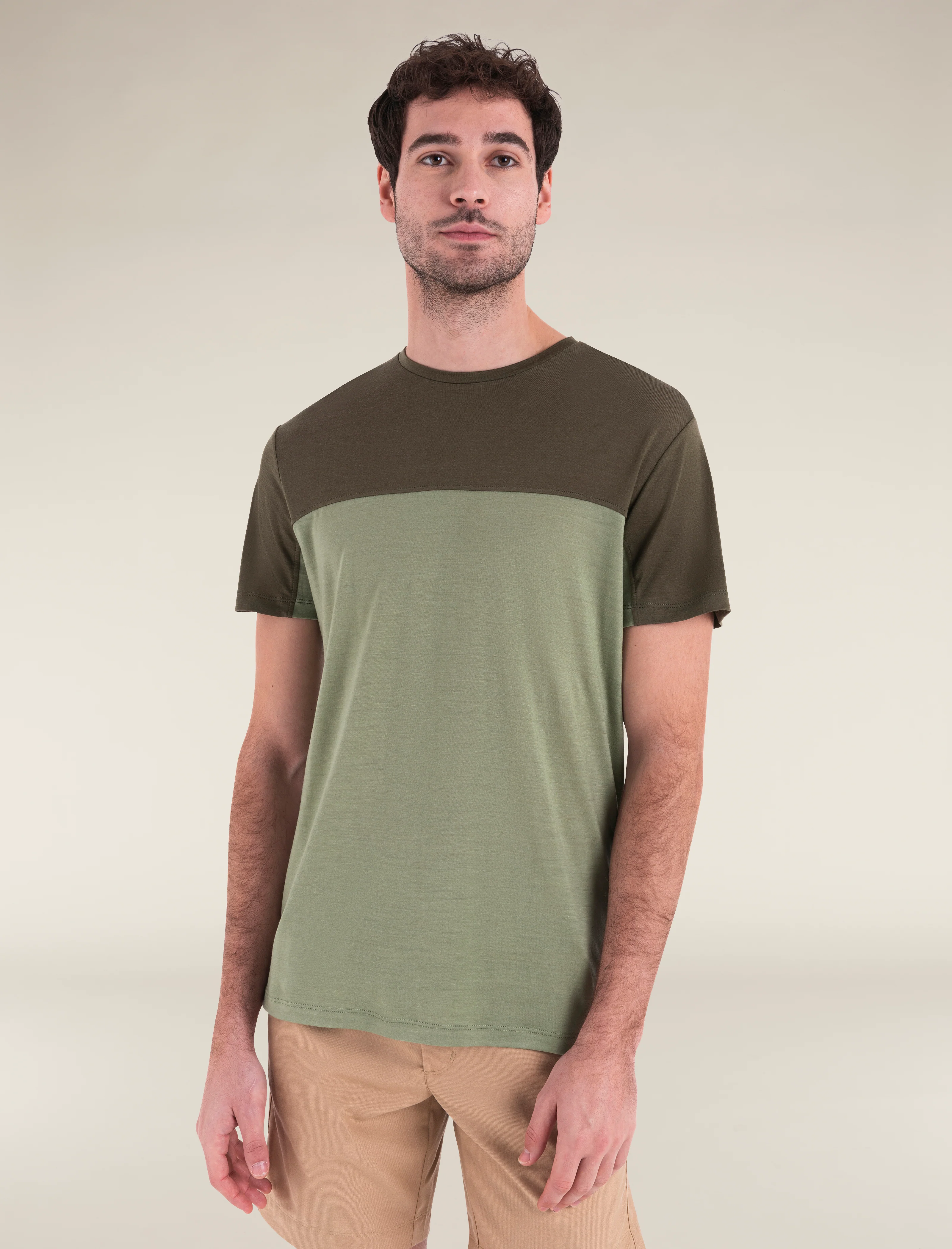 Men's Merino Blend 125 Cool-Lite⢠Sphere Short Sleeve T-Shirt Colour Block