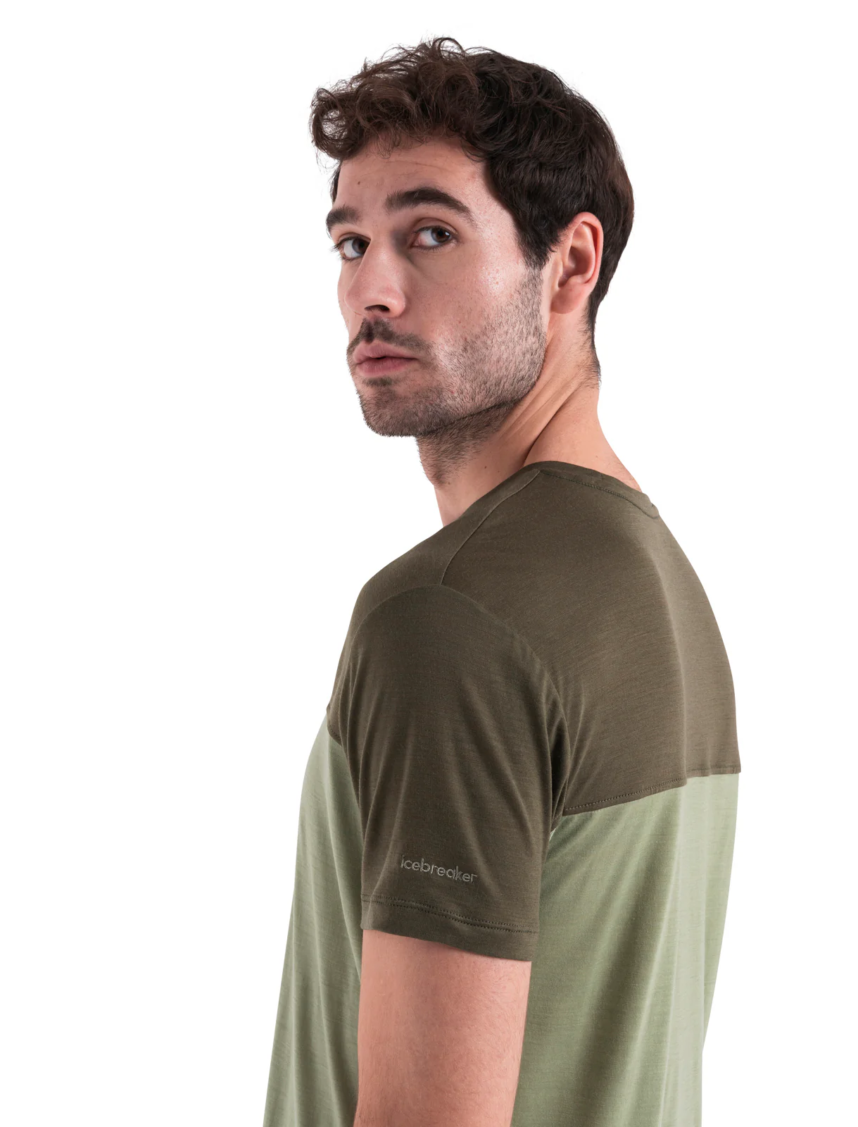 Men's Merino Blend 125 Cool-Lite⢠Sphere Short Sleeve T-Shirt Colour Block - Image 6