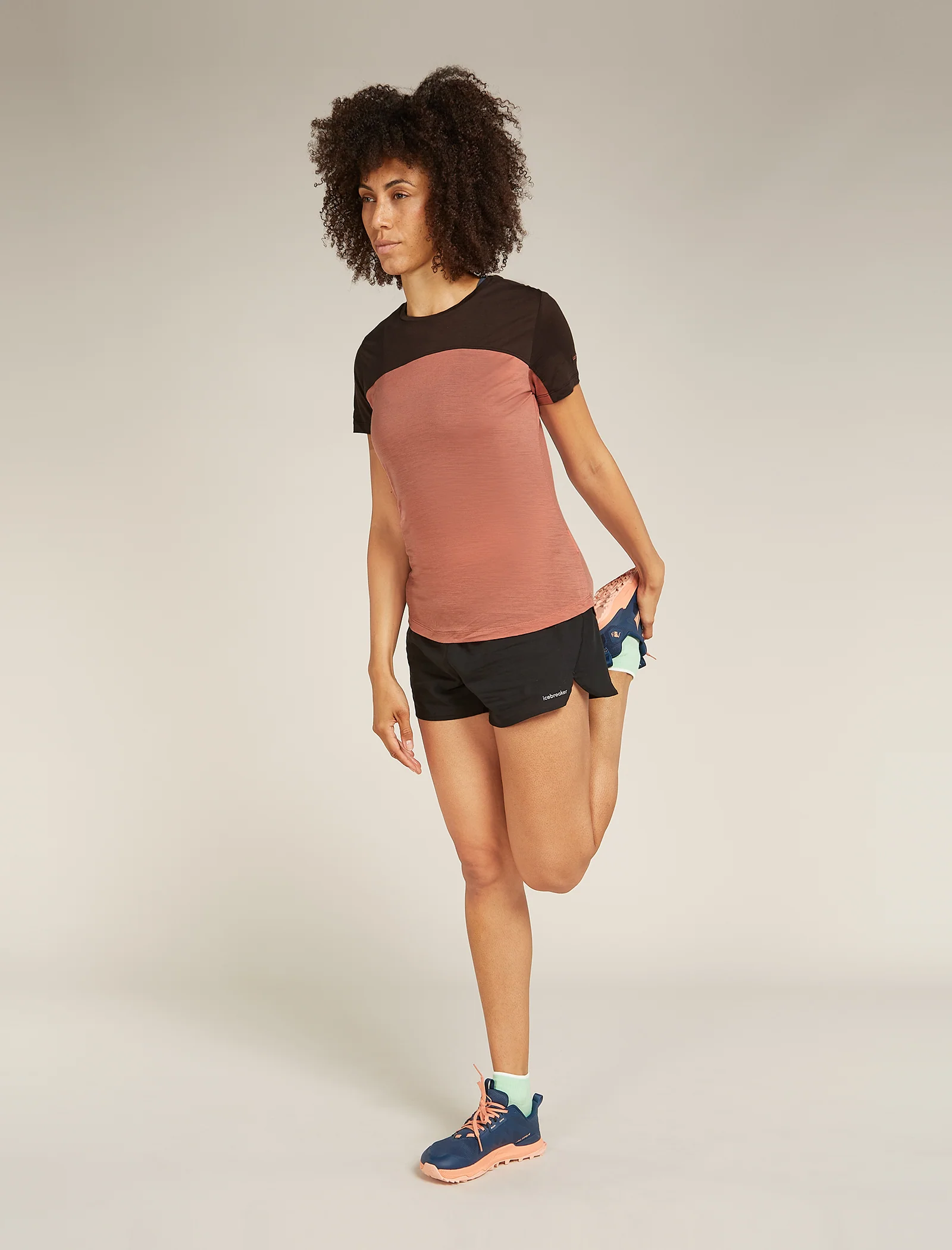 Women's Merino Blend 125 Cool-Lite™ Sphere Short Sleeve T-Shirt Colour Block - Image 3