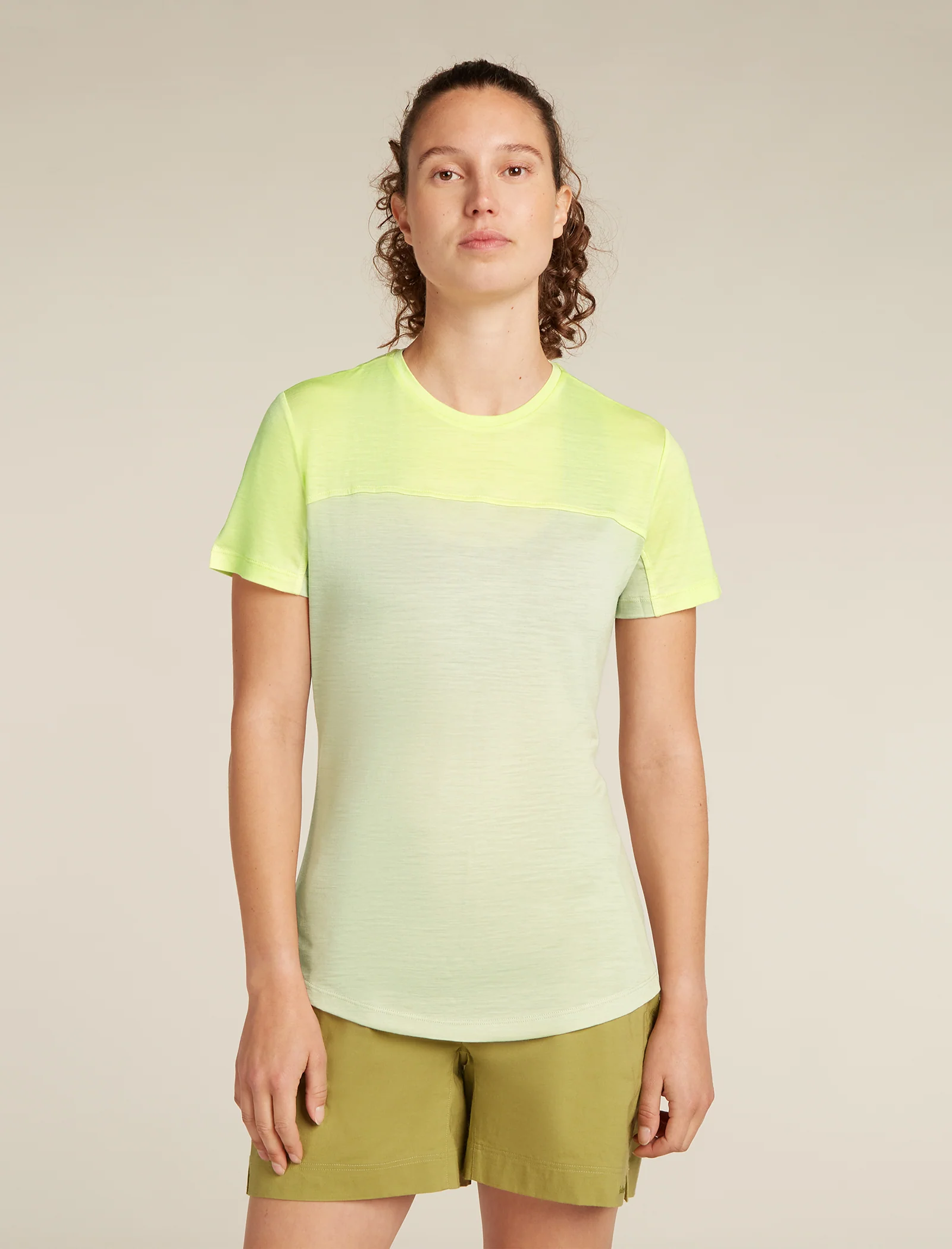 Women's Merino Blend 125 Cool-Lite™ Sphere Short Sleeve T-Shirt Colour Block